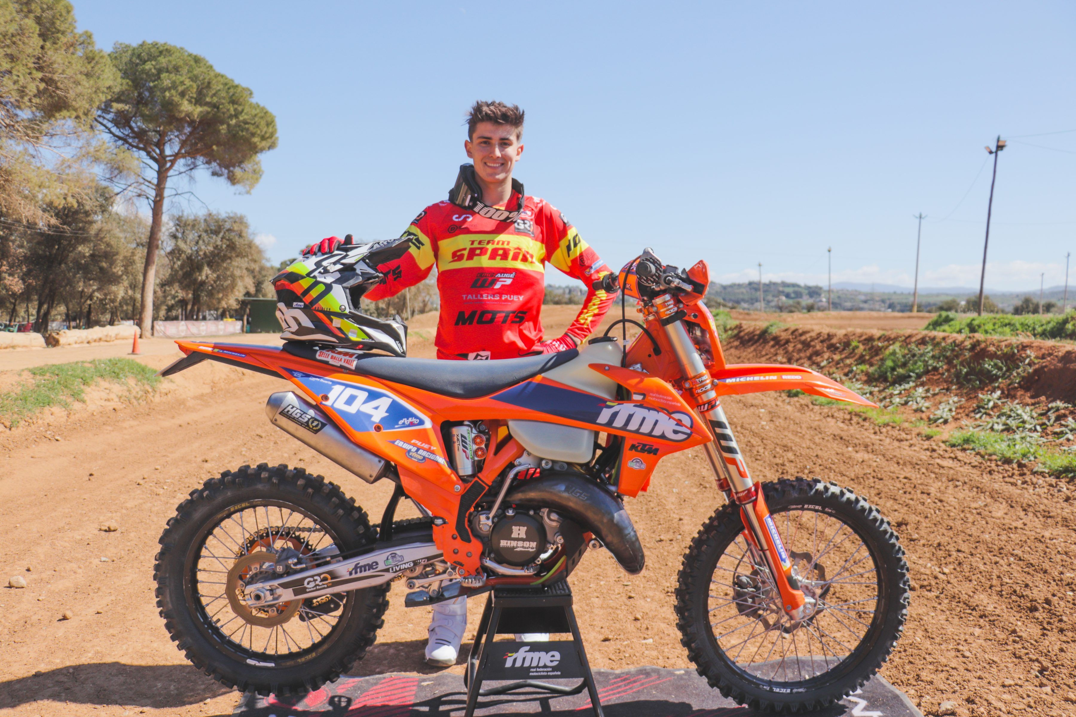 Equipo Nacional de Enduro RFME 2023. En el Mundial Junior 2 , Youth y Woman
