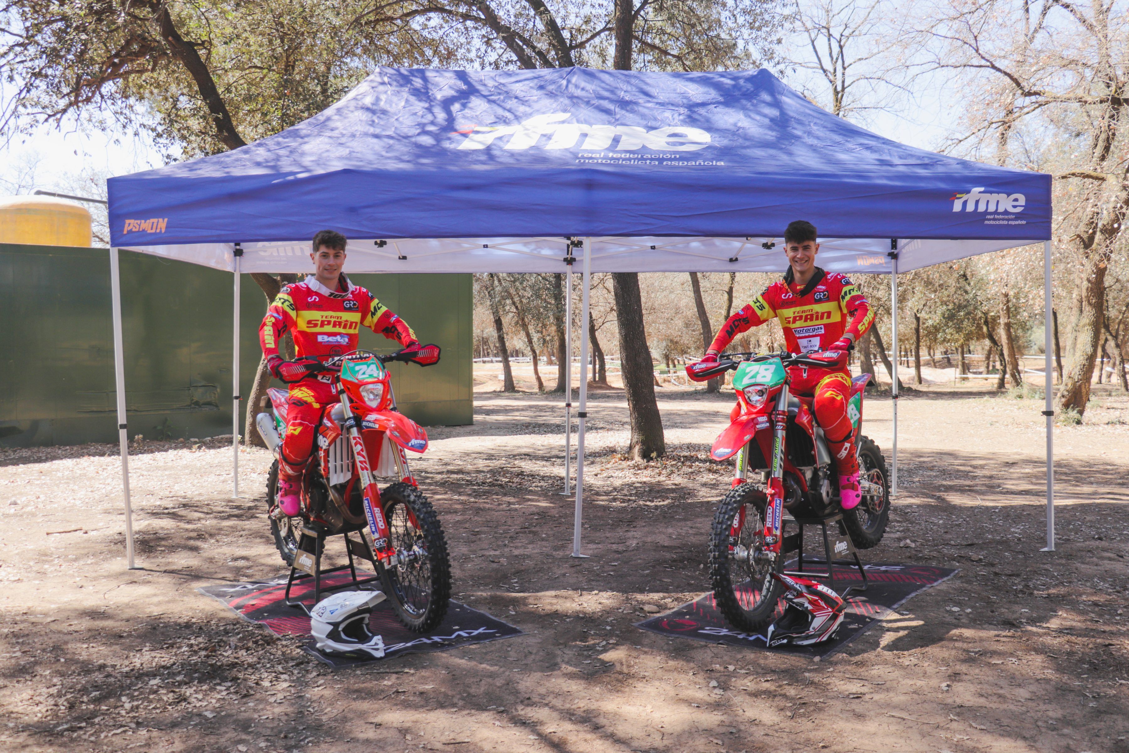 Equipo Nacional de Enduro RFME 2023. En el Mundial Junior 2 , Youth y Woman