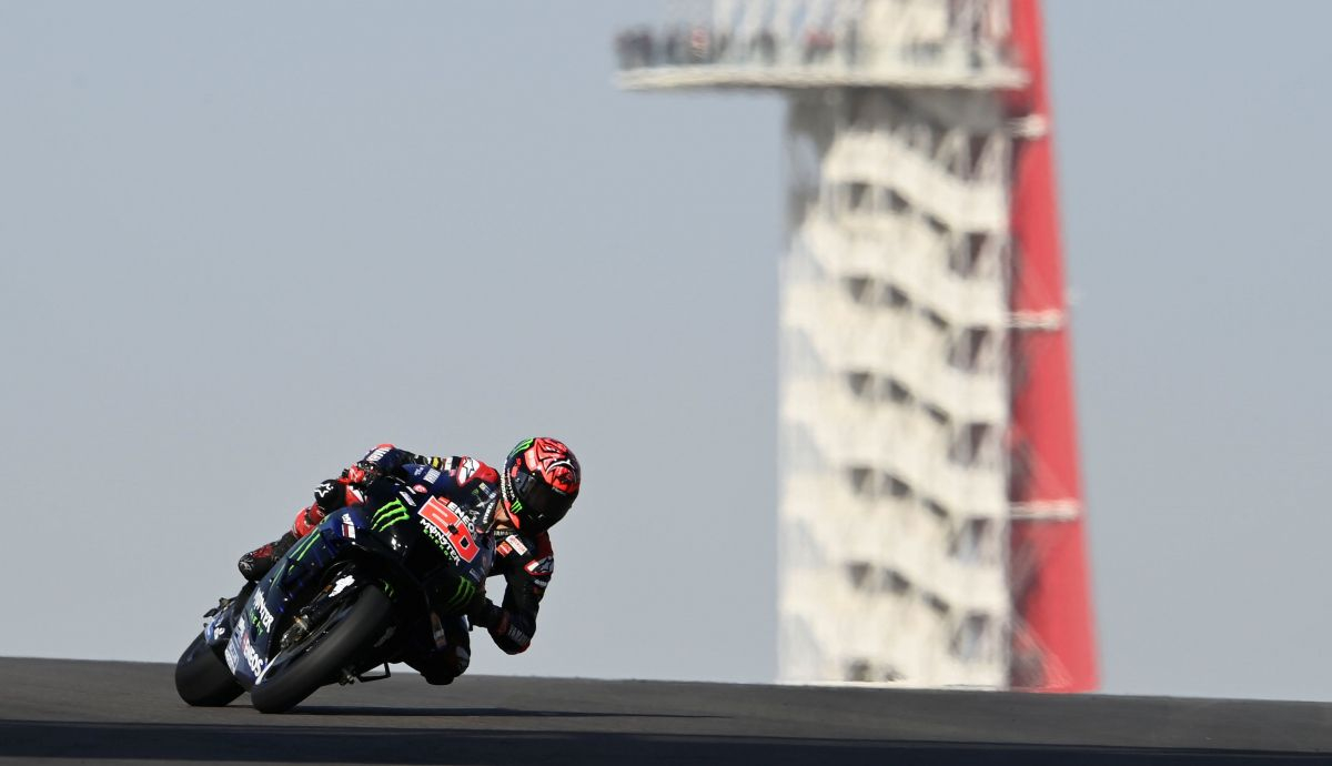 Fabio Quartararo en Austin durante el pasado GP de las Americas de MotoGP Fabio Quartararo en Austin durante el pasado GP de las Americas de MotoGP