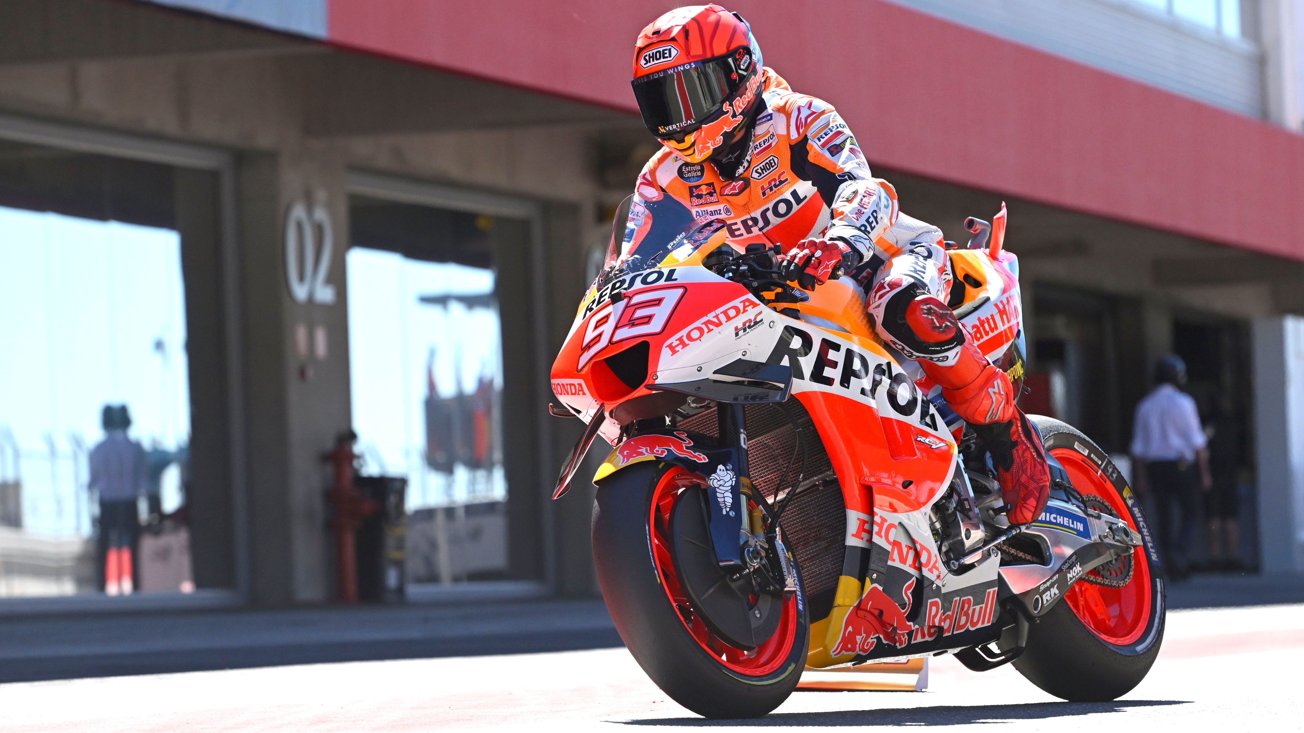 Marc Márquez en la cita de Portimao