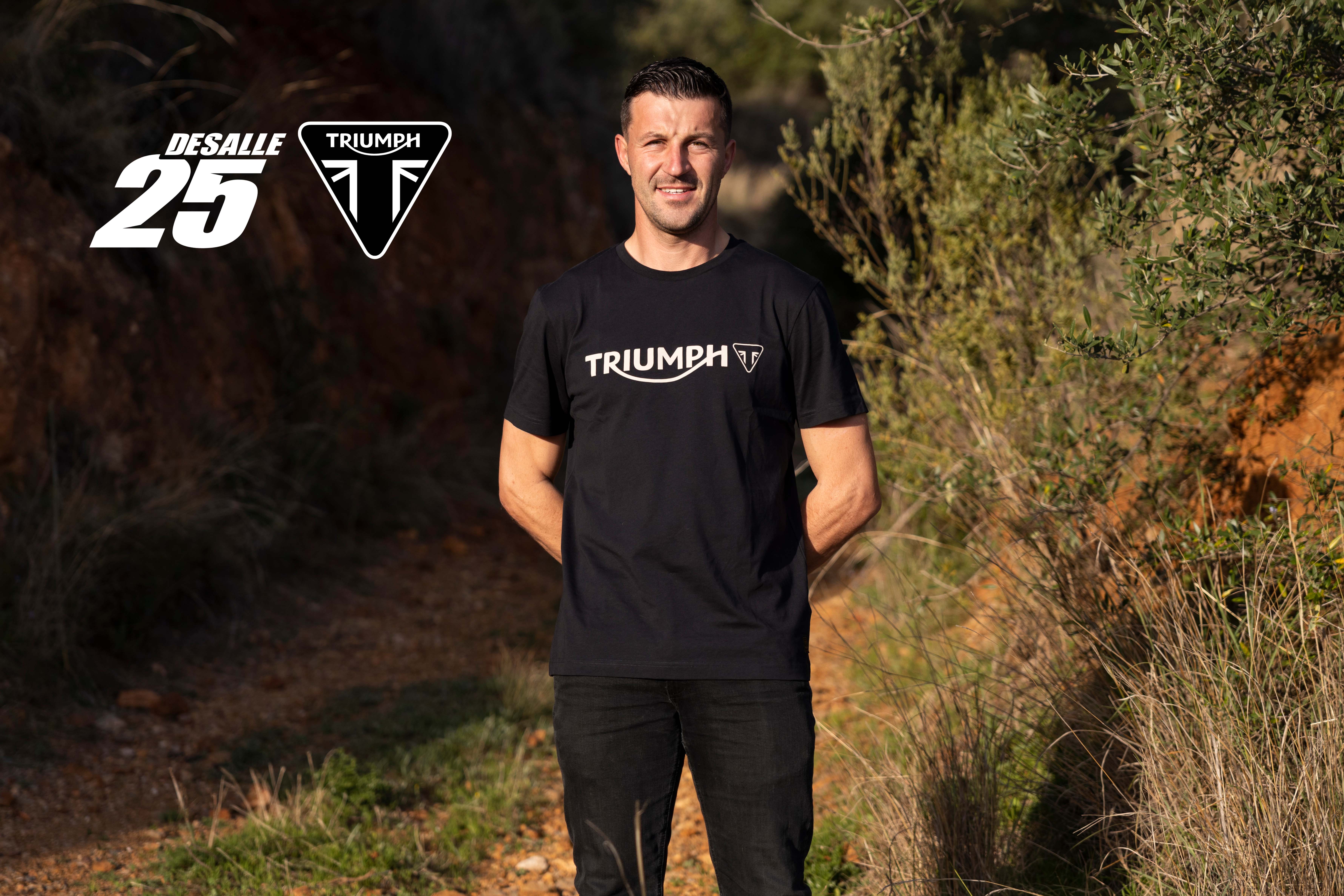 ¡Boom! Triumph incorpora a Clément Desalle e Ivan Tedesco a su proyecto de moto de cross