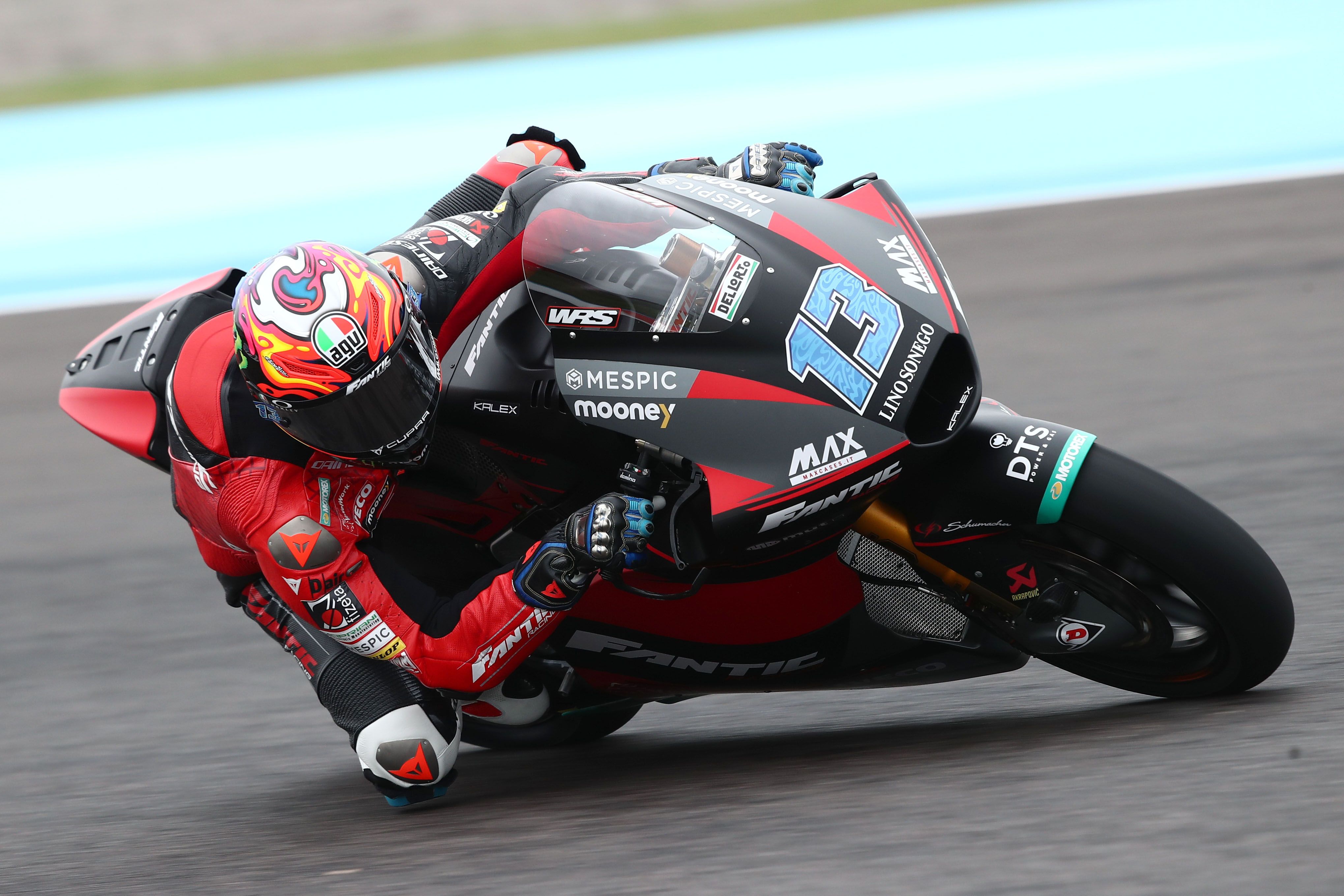 Pole de Celestino Vietti en Moto2 en el Gran Premio de Las Américas.
