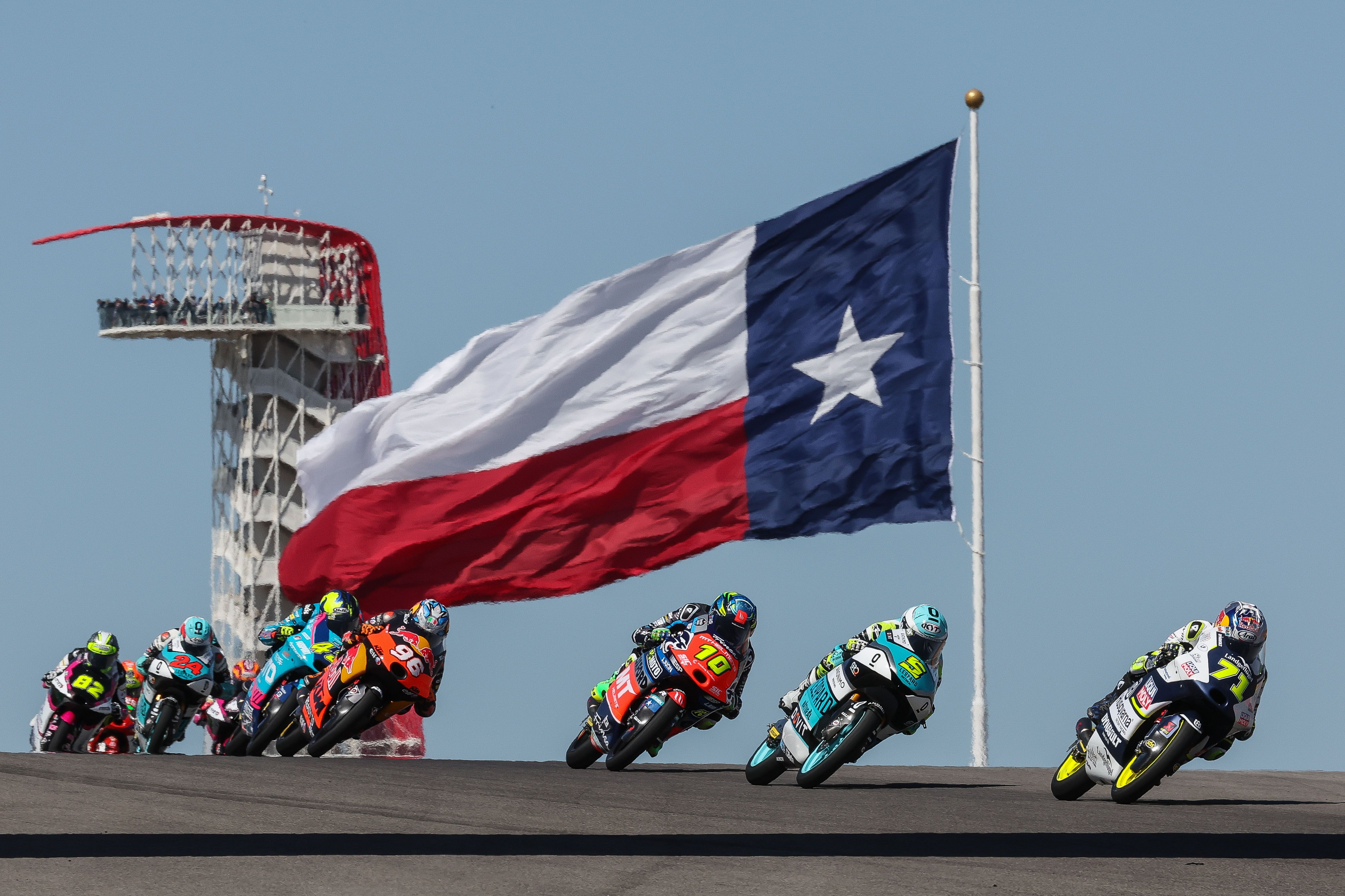 Ayumu Sasaki lidera seguido por Jaume Masià y Diogo Moreira, Moto3 Américas 2023