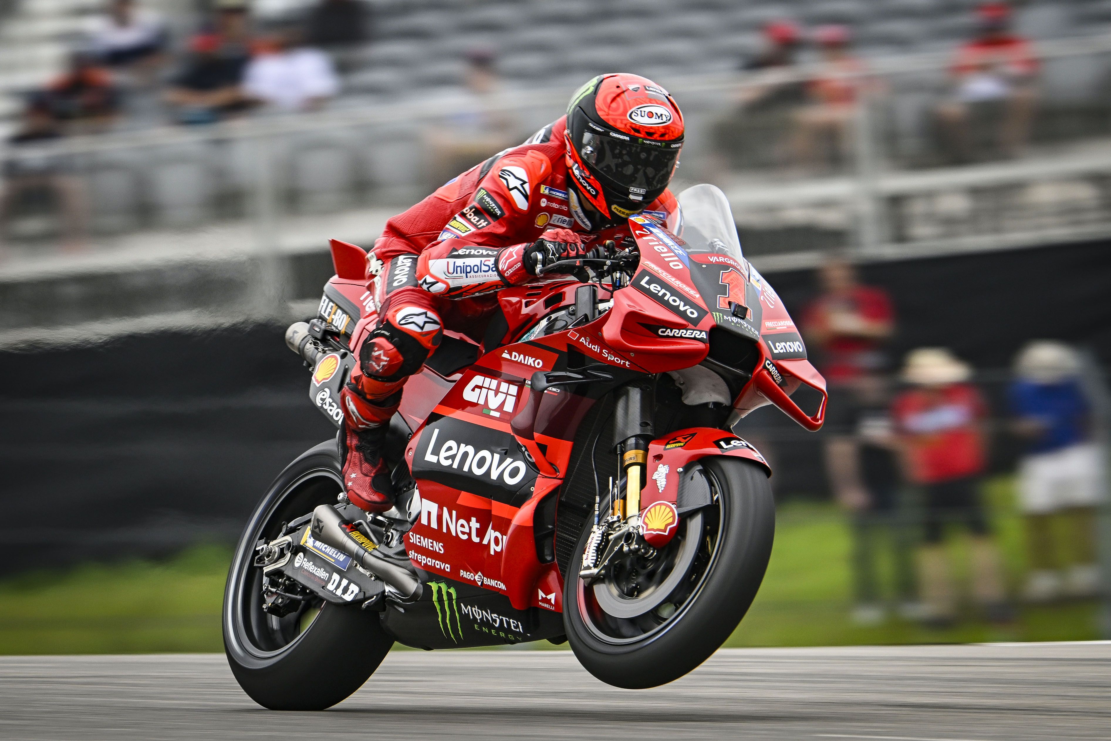 Pecco Bagnaia logró la pole y ganó el Sprint, MotoGP Américas 2023