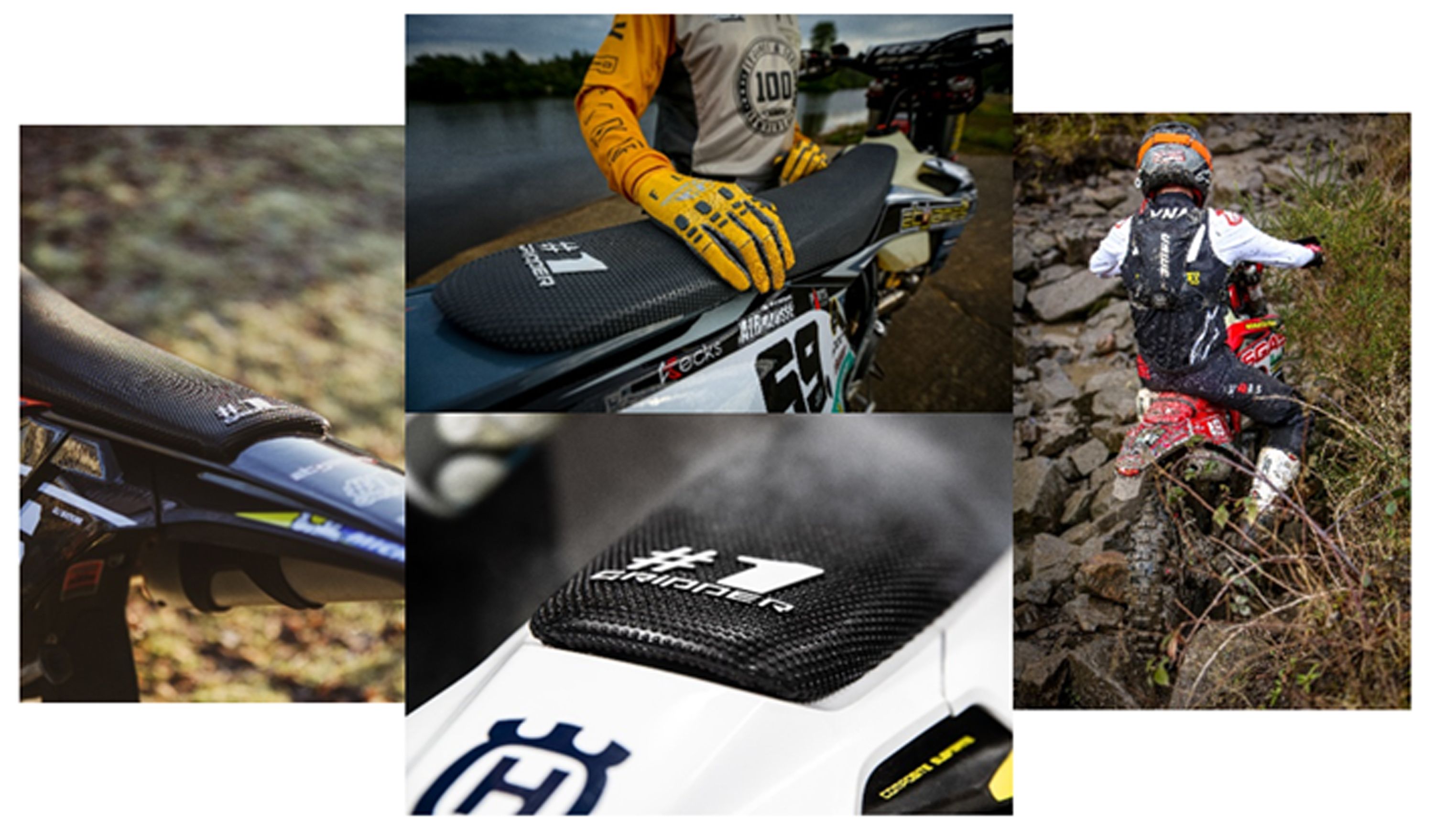 Funda de asiento Onegripper. Máximo agarre y sujeción en tu moto de cross y enduro