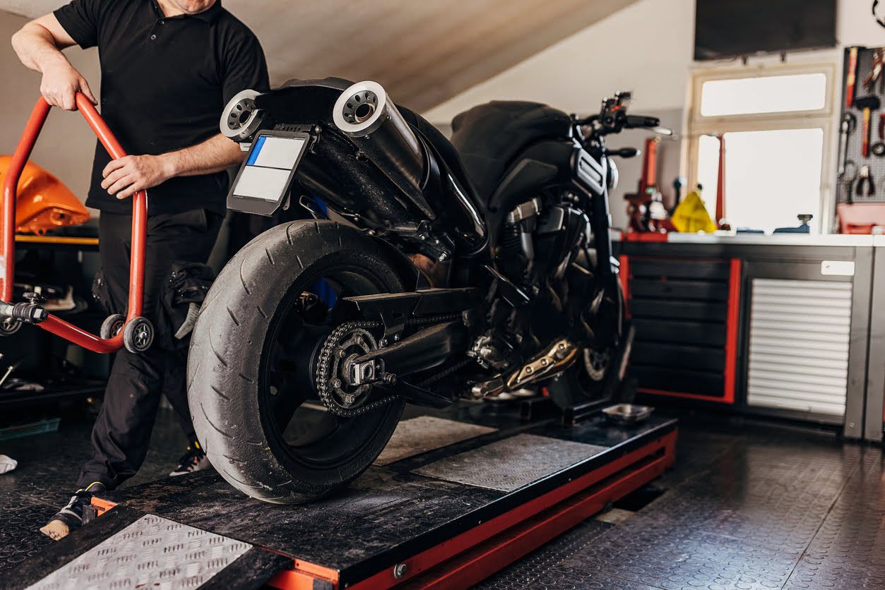 Banco de potencia para motos