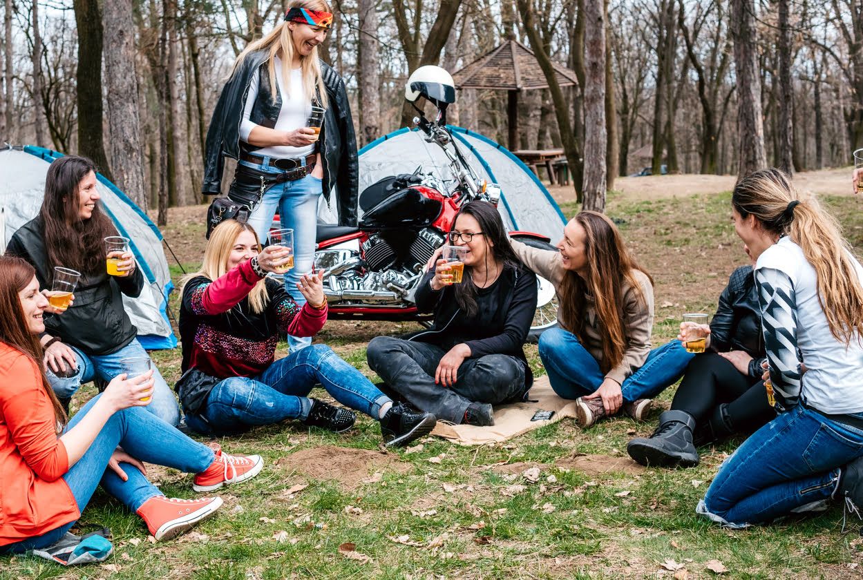 Camping en moto