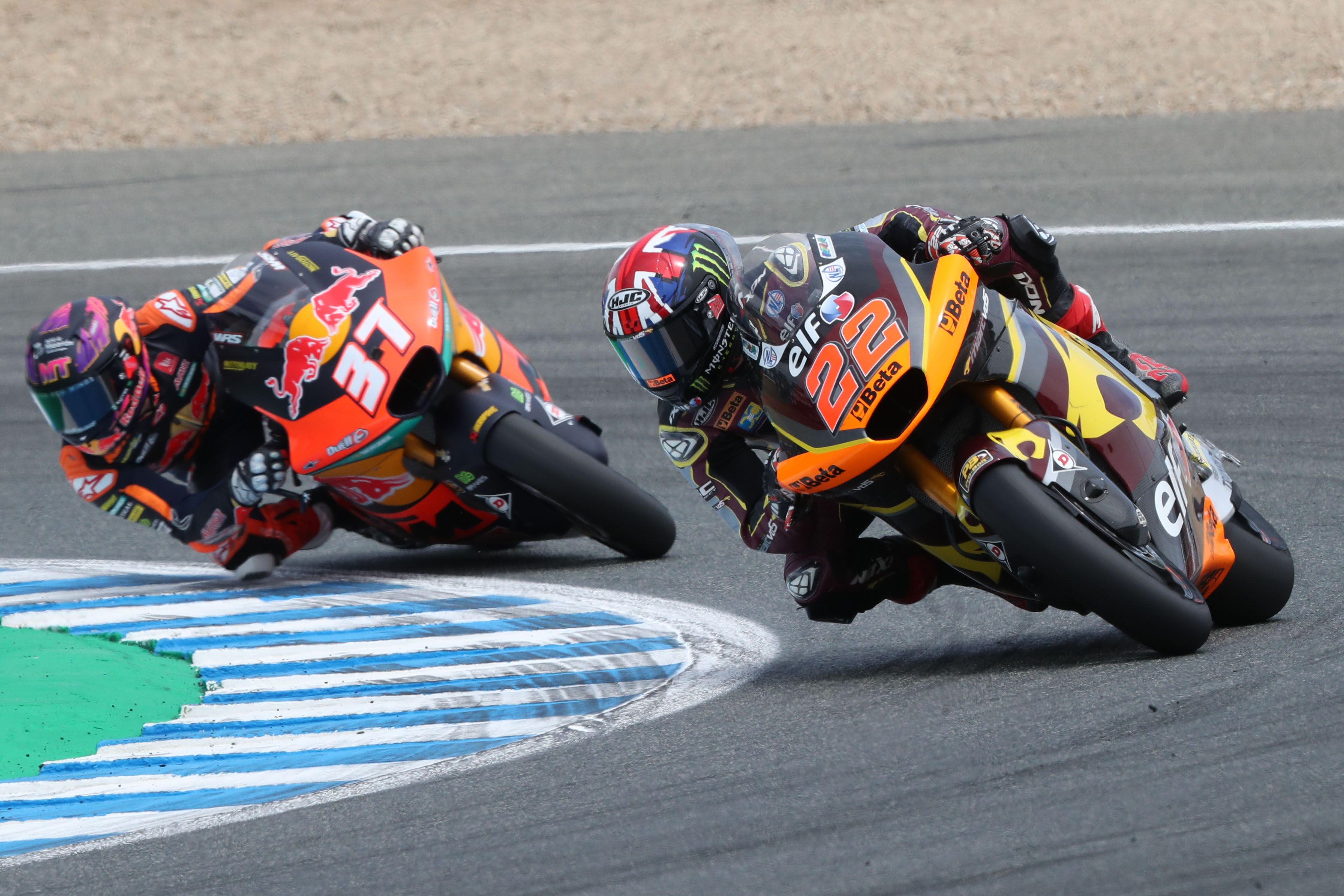 Sam Lowes lidera seguido por Pedro Acosta, Moto2 Jerez 2023