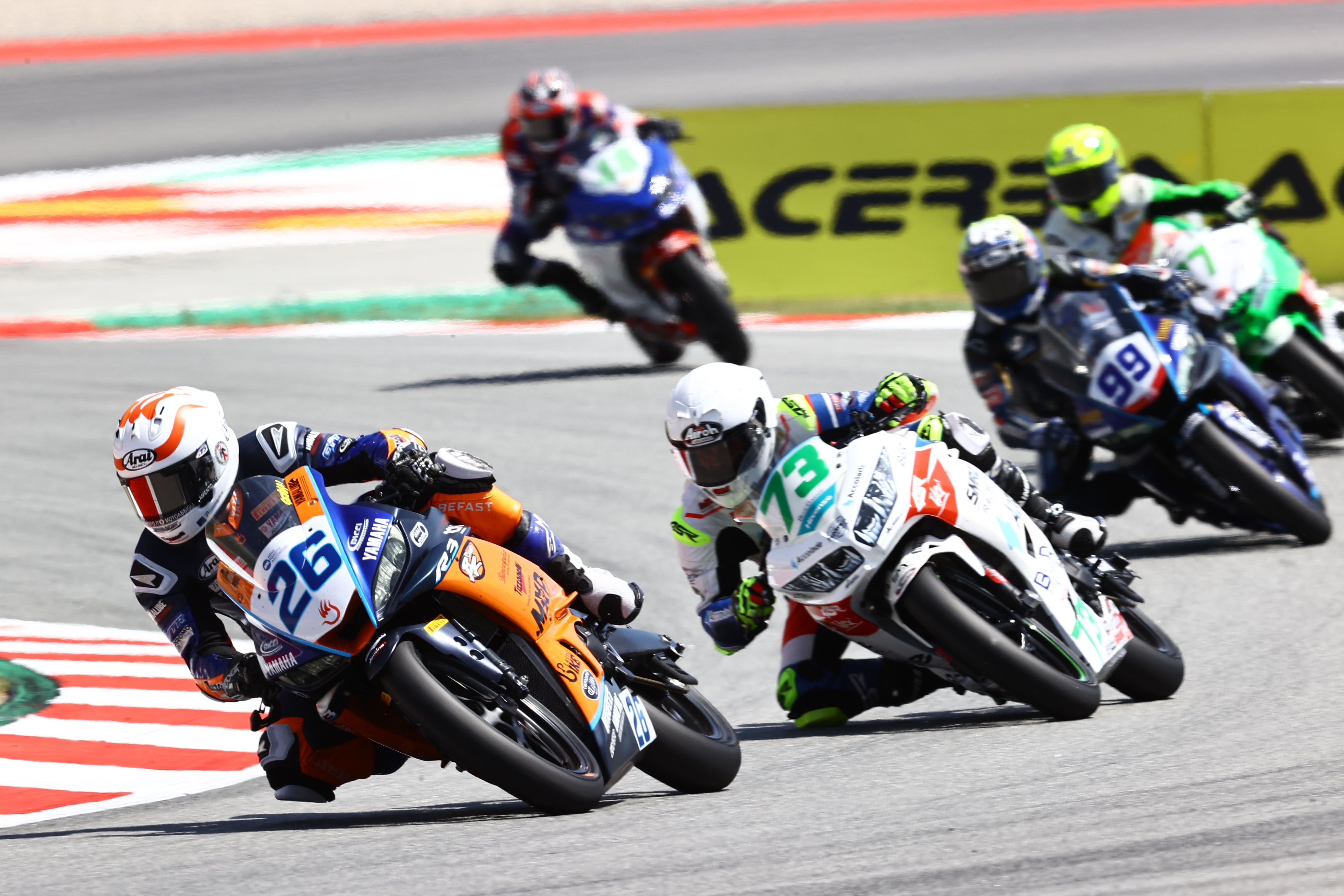 Mirko Gennai delante de José Luis Pérez, SSP300 Barcelona 2023