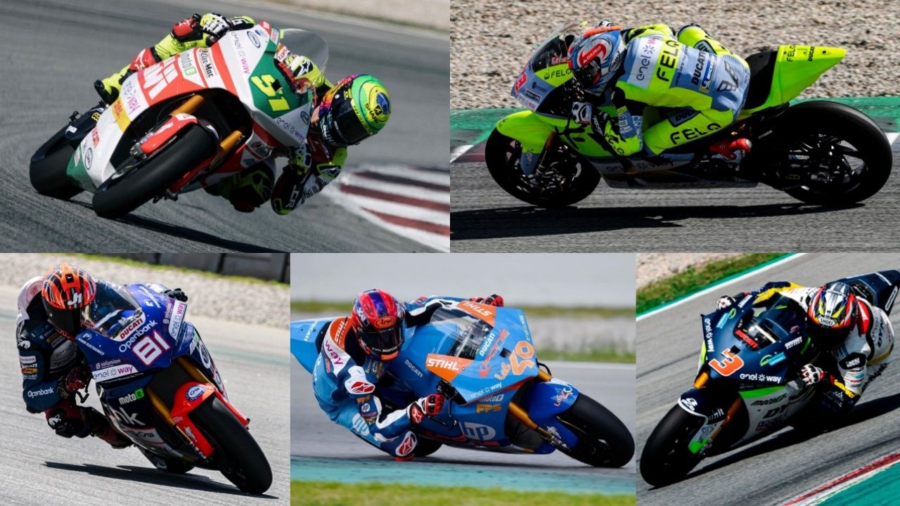 Eric Granado, Matteo Ferrari, Jordi Torres, Mattia Casadei y Randy Krummenacher, algunos de los favoritos en MotoE 2023
