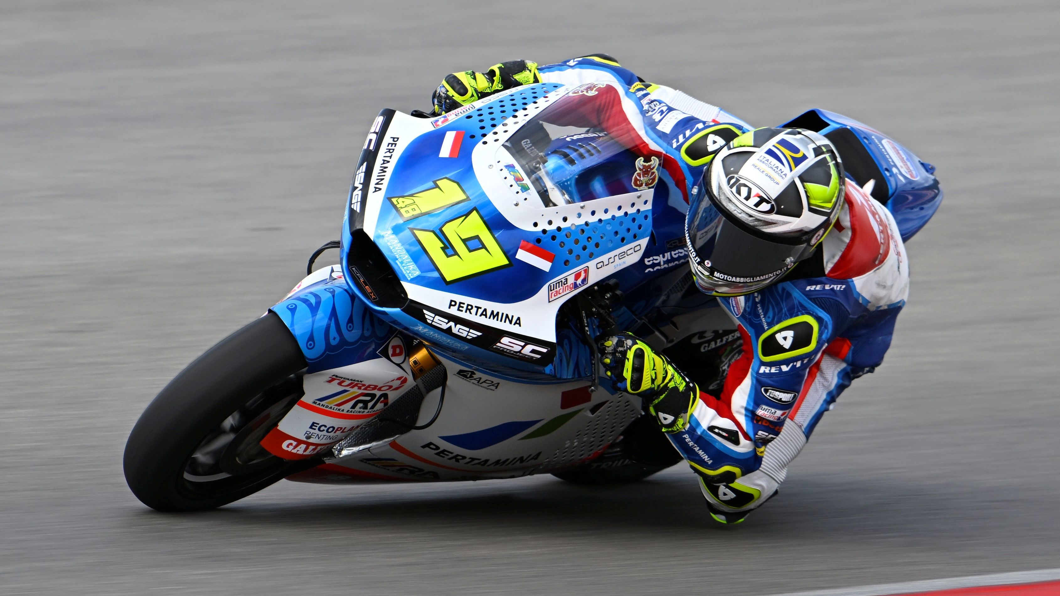 Lorenzo Dalla Porta con la Kalex del SAG en Moto2 2023
