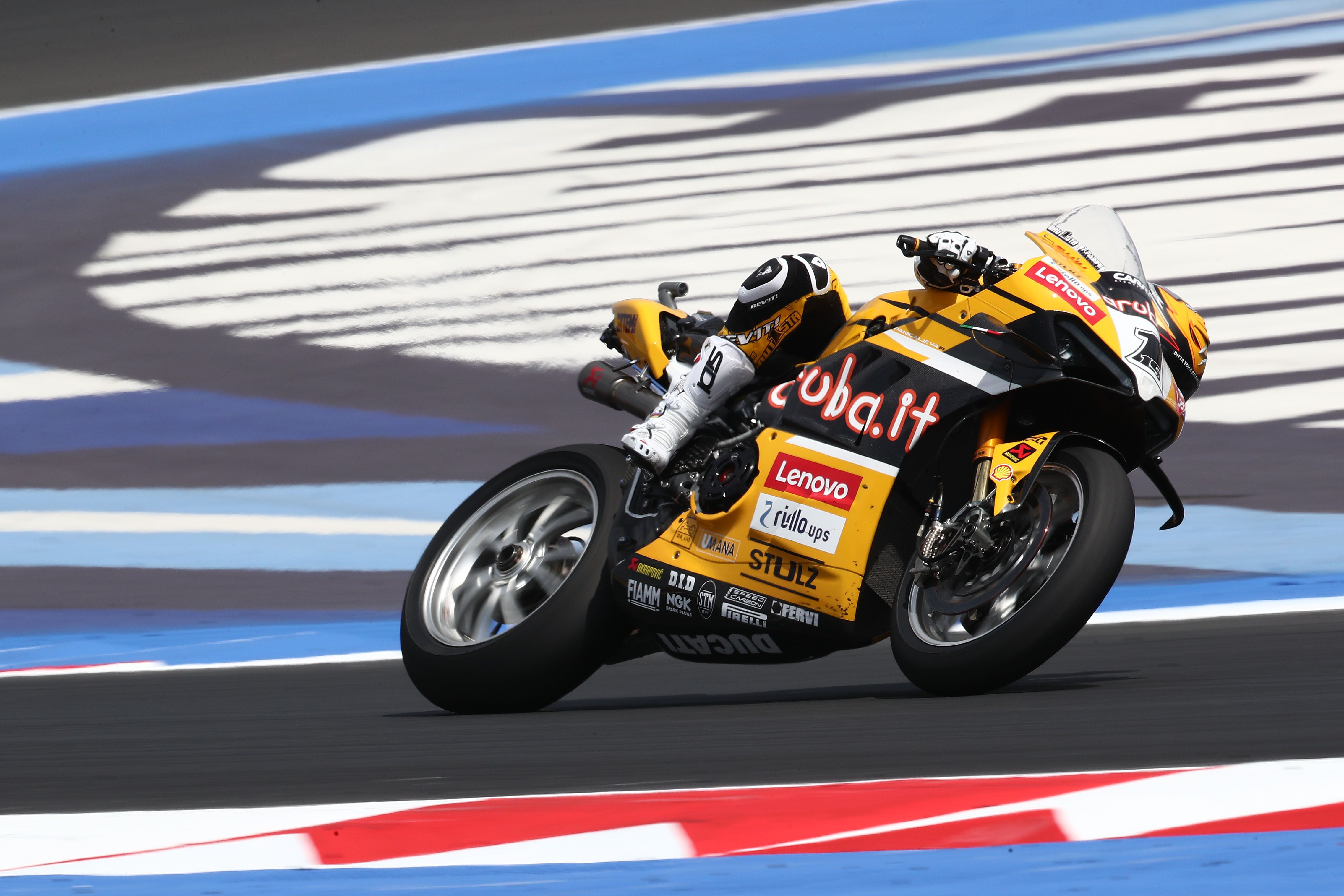 Álvaro Bautista escapado en solitario, WSBK Misano 2023