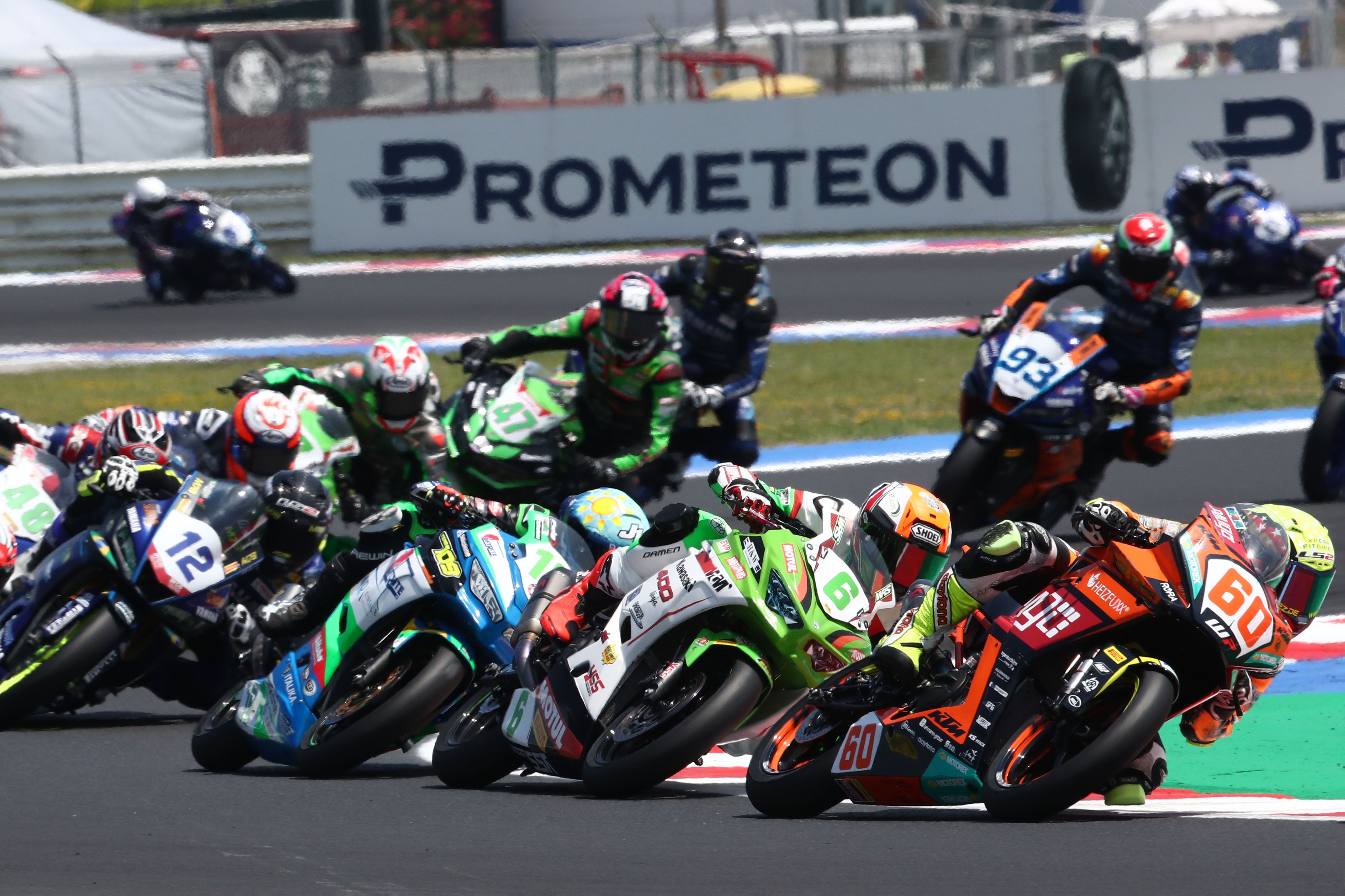 Dirk Geiger, Jeffrey Buis, Alessandro Zanca y Humbero Maier, SSP300 Misano 2023