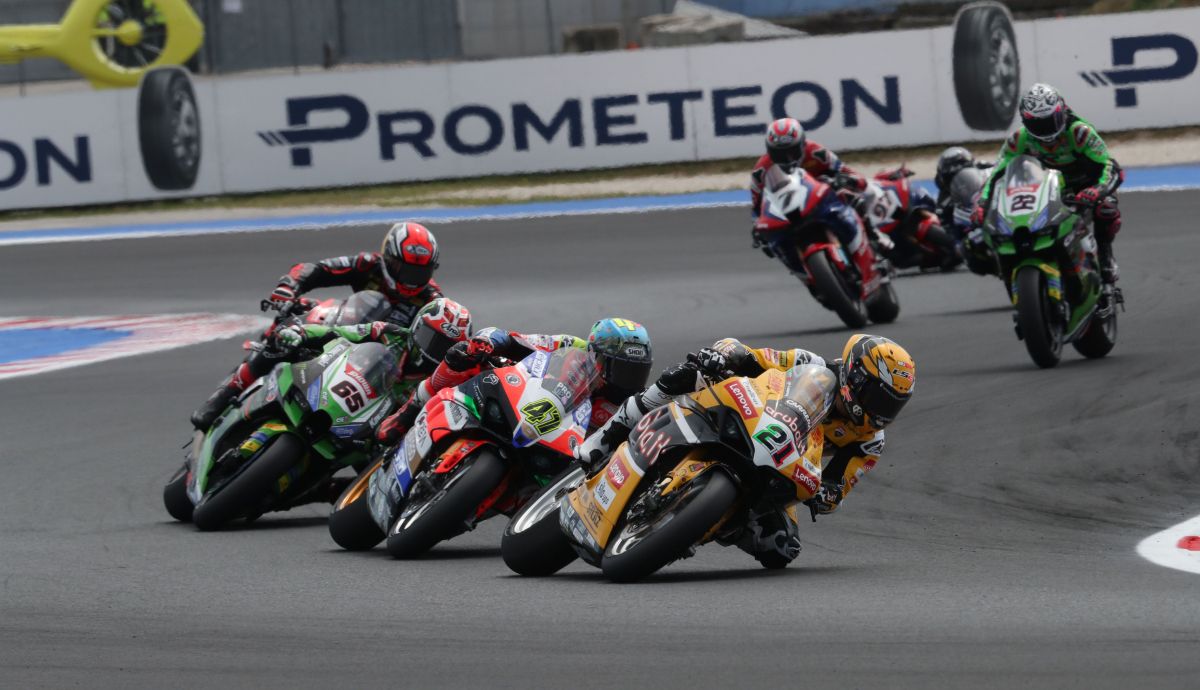 Michael Rinaldi, Axel Bassani, Jonathan Rea y Danilo Petrucci, WSBK Misano 2023 Michael Rinaldi, Axel Bassani, Jonathan Rea y Danilo Petrucci, WSBK Misano 2023