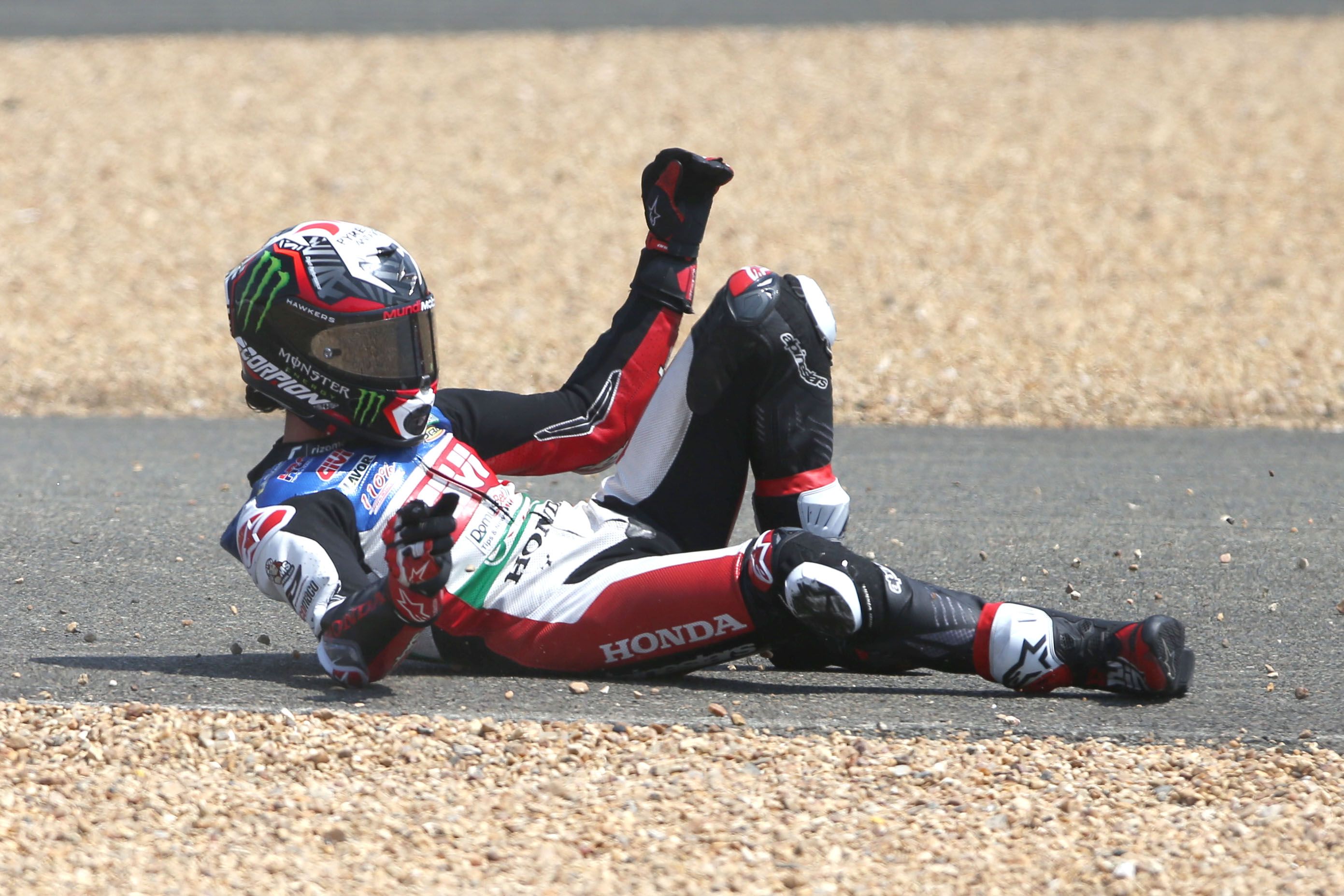 Álex Rins ha sufrido una fractura de tibia y peroné y se perderá la cita de Mugello