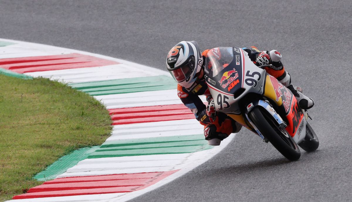 Marco Morelli logró su primer podio en la Rookies