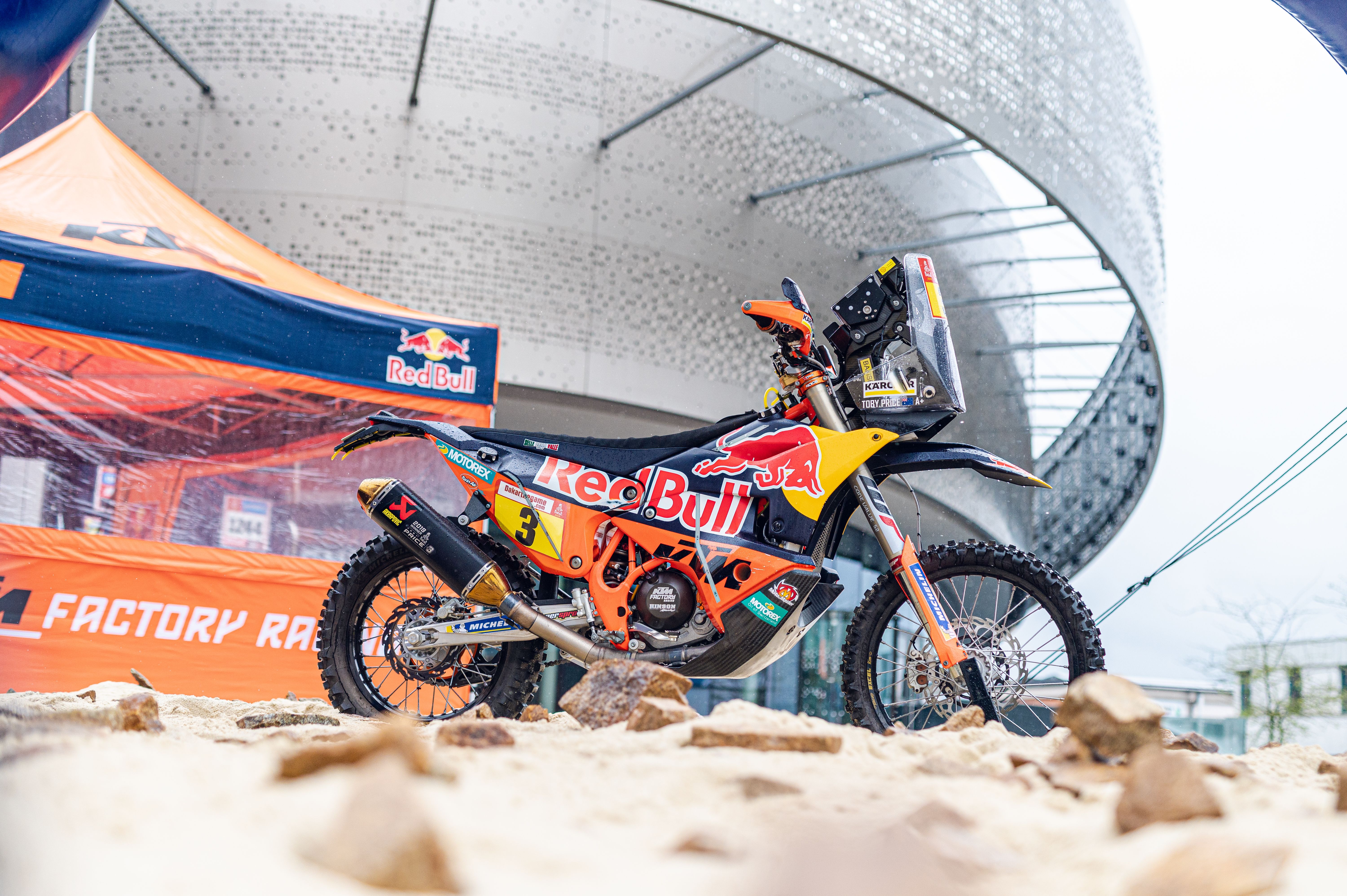Fotos exposición Legends of the Dakar Museo KTM Motohall