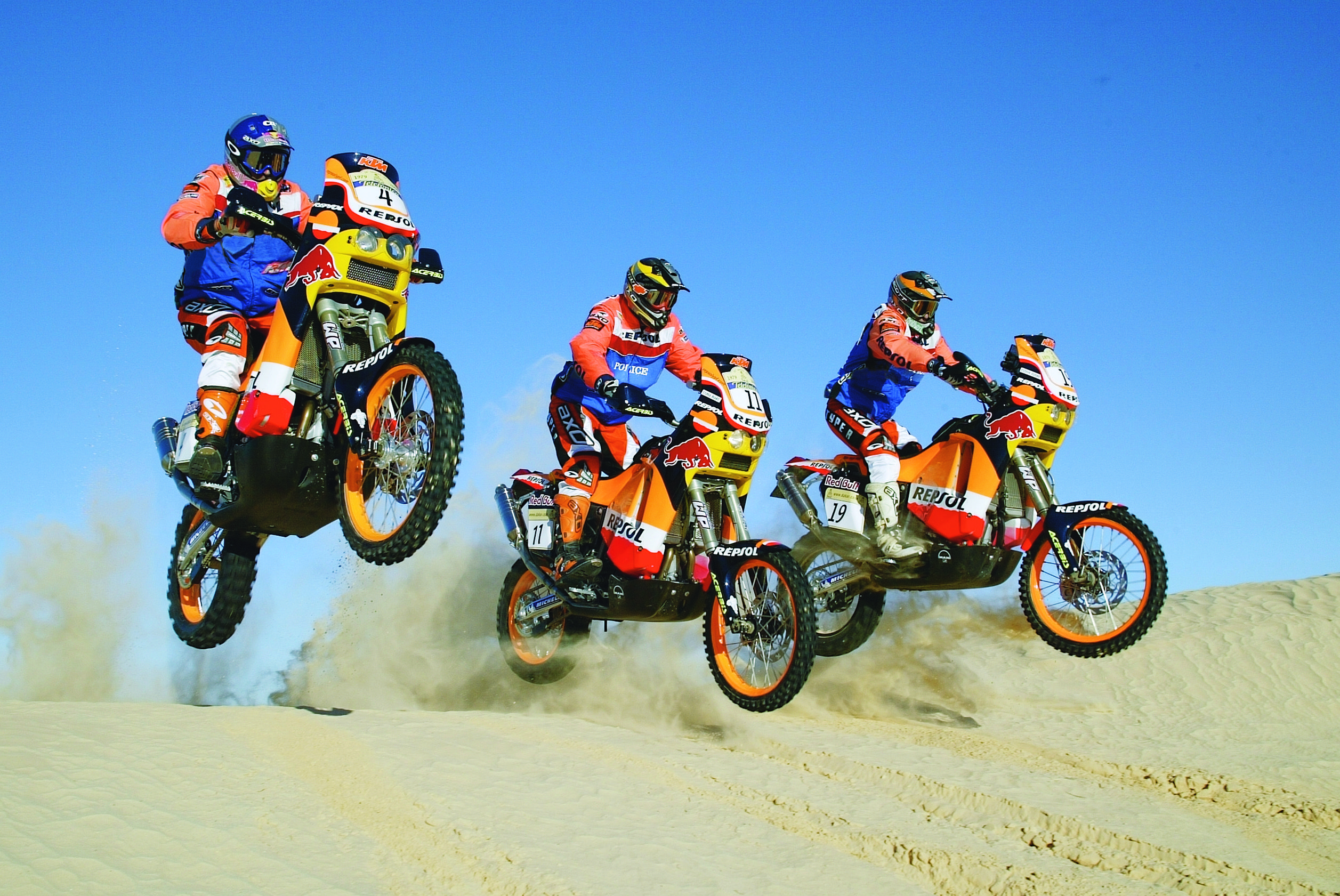 Fotos exposición Legends of the Dakar Museo KTM Motohall