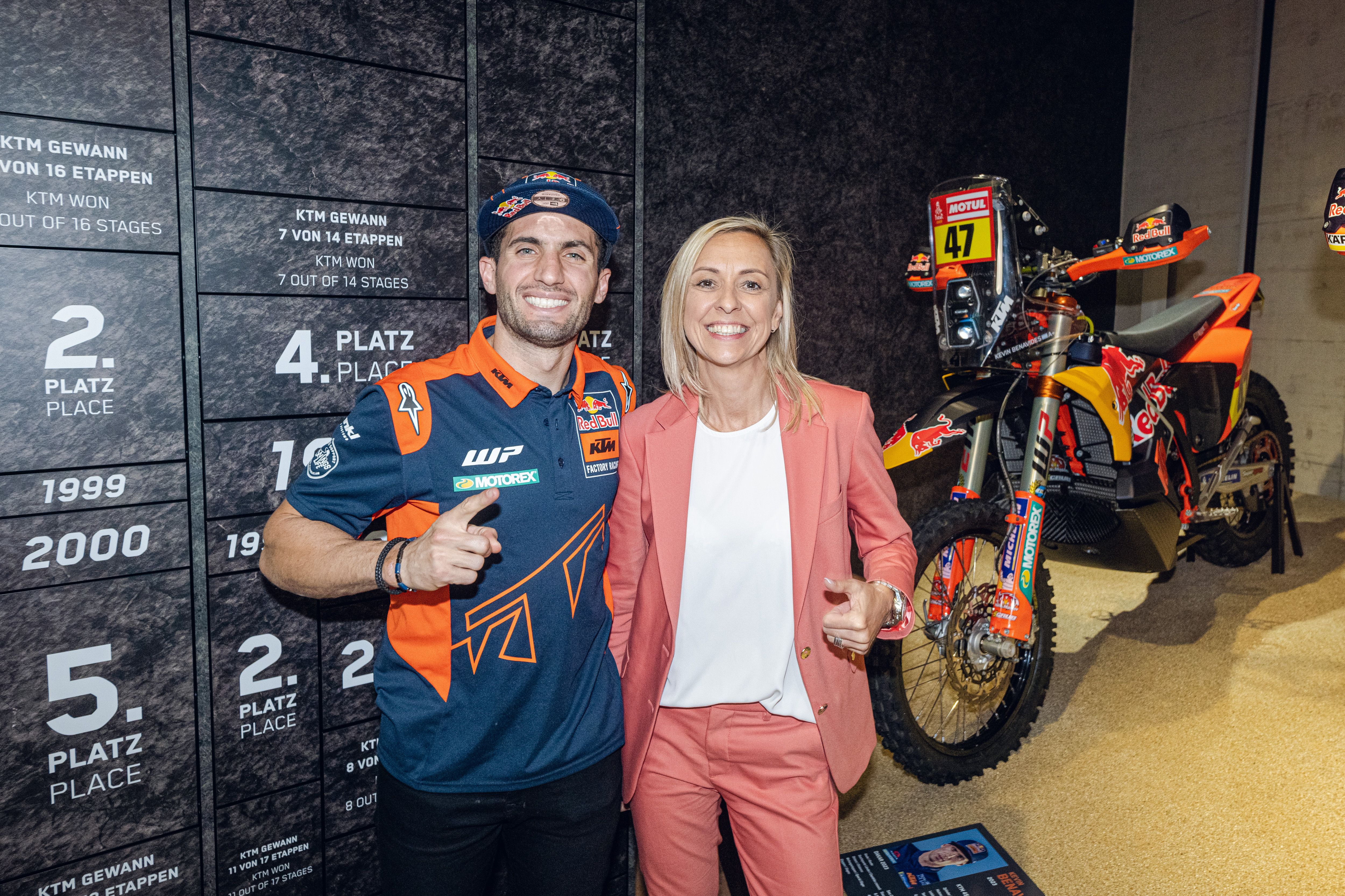 Fotos exposición Legends of the Dakar Museo KTM Motohall