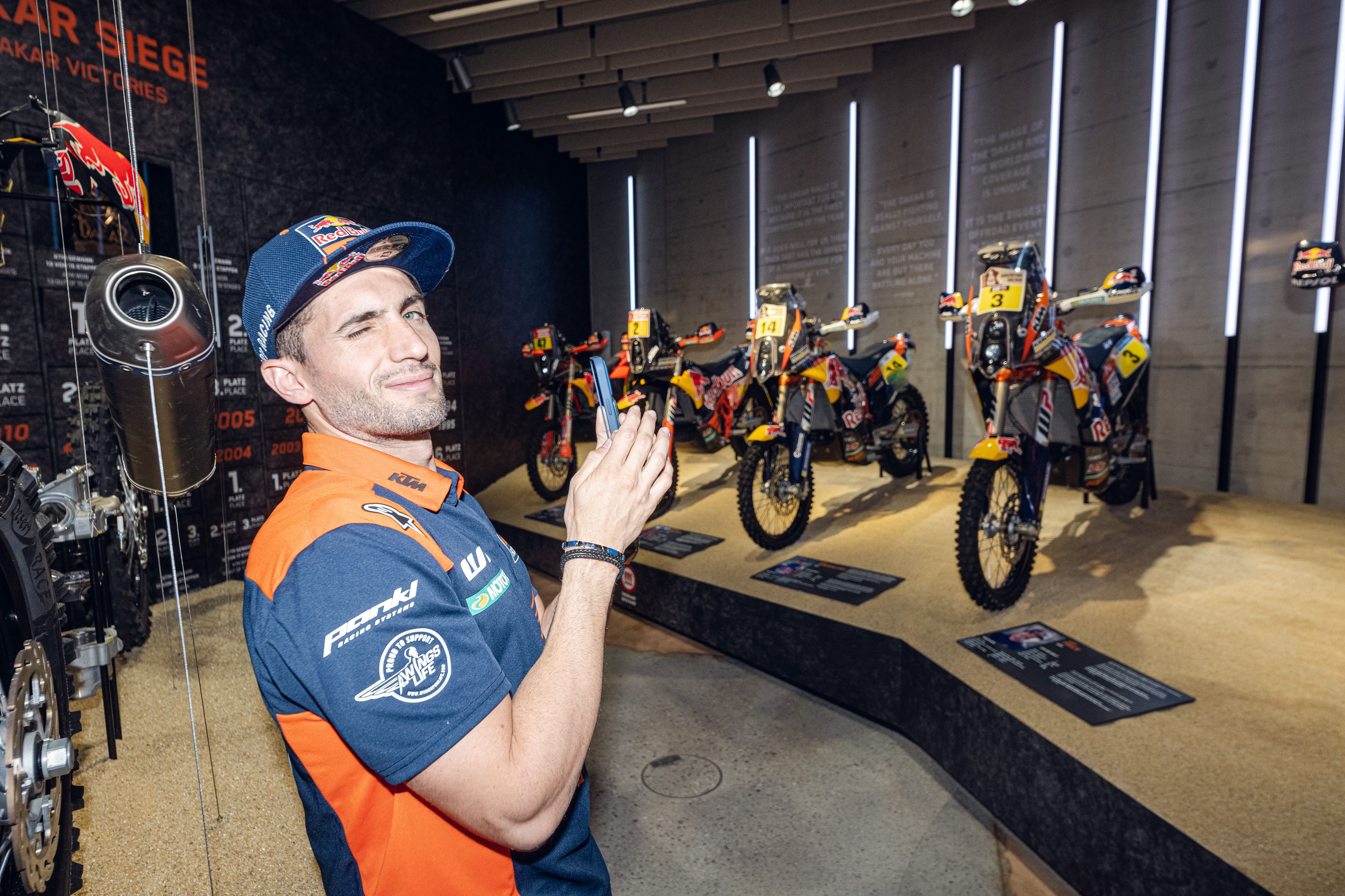 Fotos exposición Legends of the Dakar Museo KTM Motohall