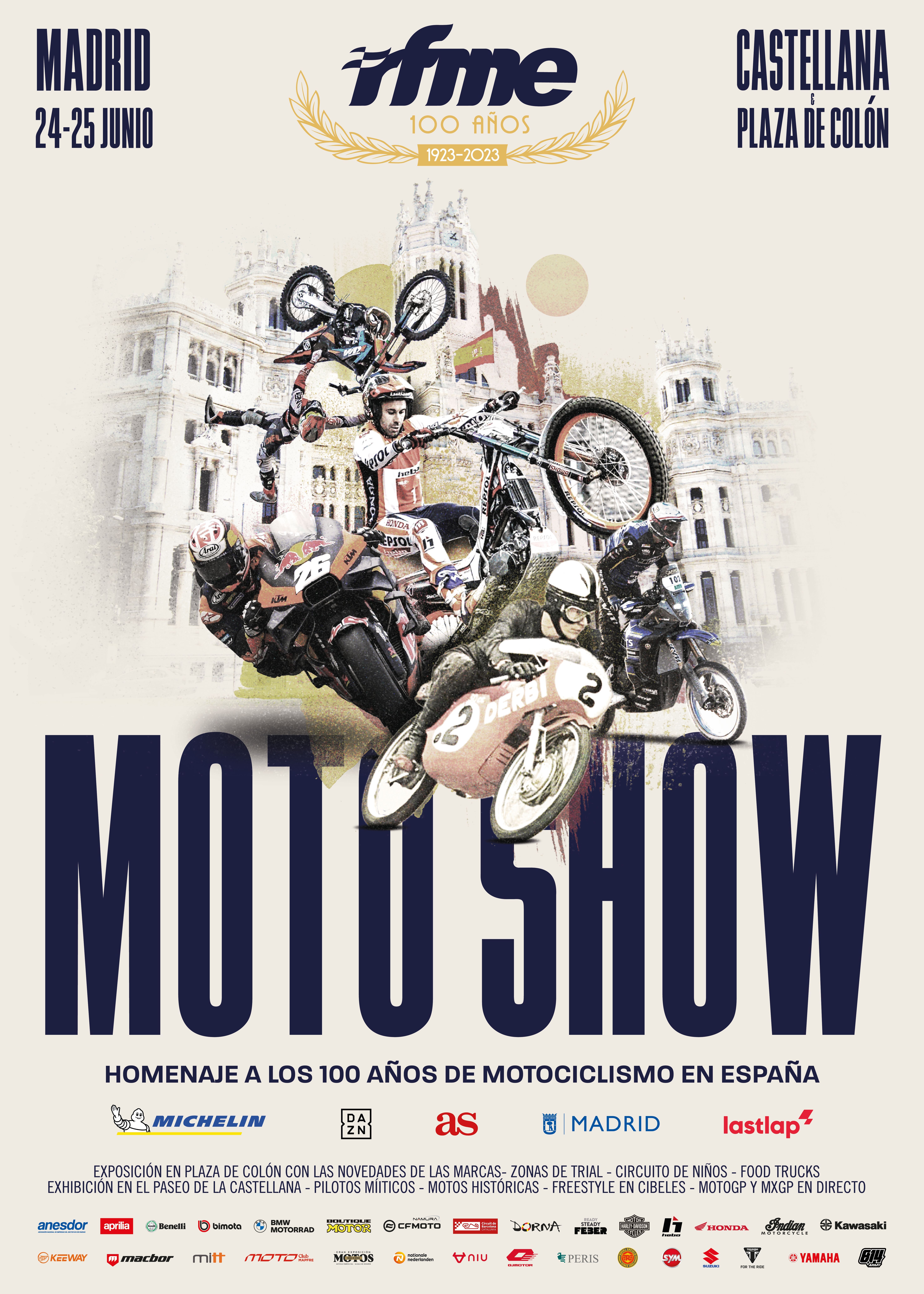 Madrid MotoShow: gran evento motociclista para celebrar el centenario de la RFME