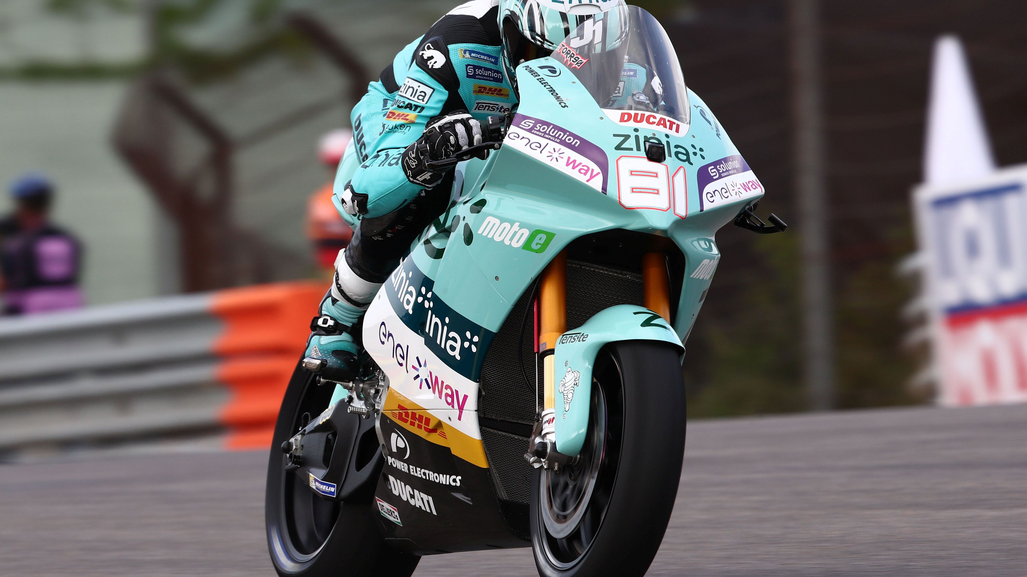 Jordi Torres se ha hecho con la victoria en la primera carrera de MotoE 2023 en Sachsenring