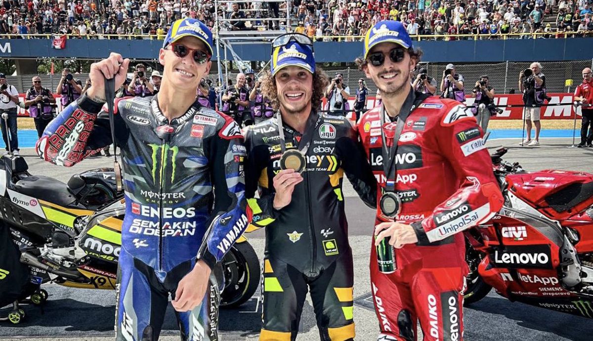 podio sprint motogp assen