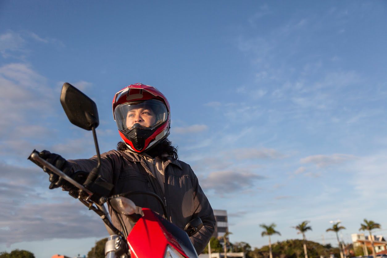 Chaqueta de mujer de verano para moto