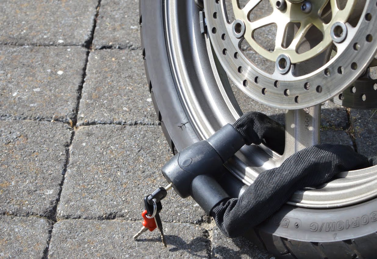 Cadena de acero cementado para moto
