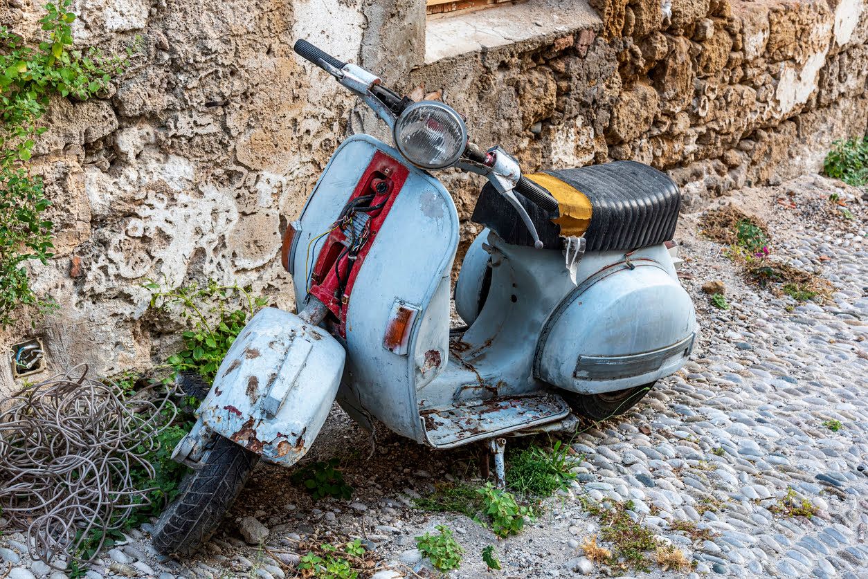 Multa por abandono de moto