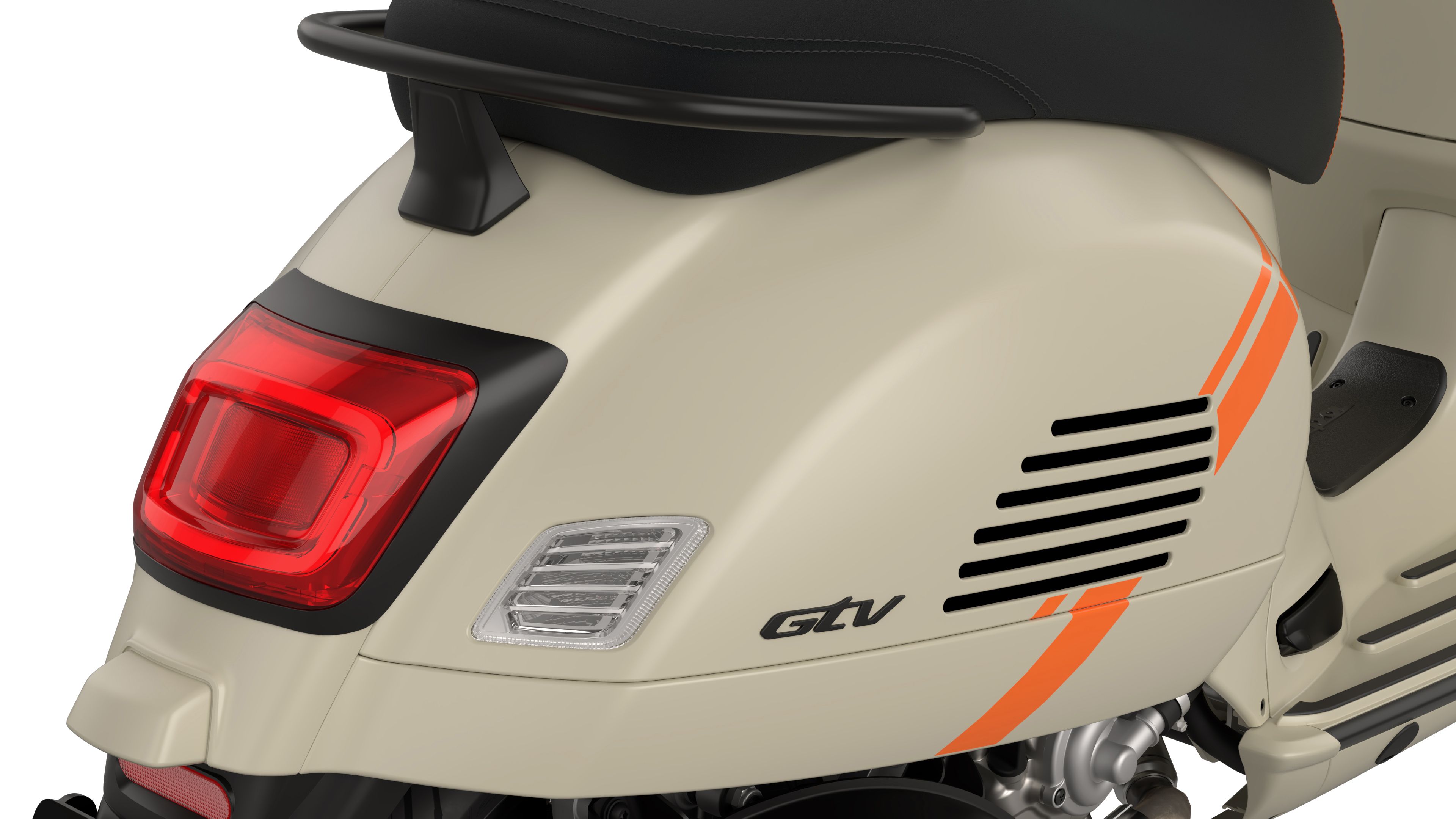 Vespa GTV 2023 beige detalles (3)