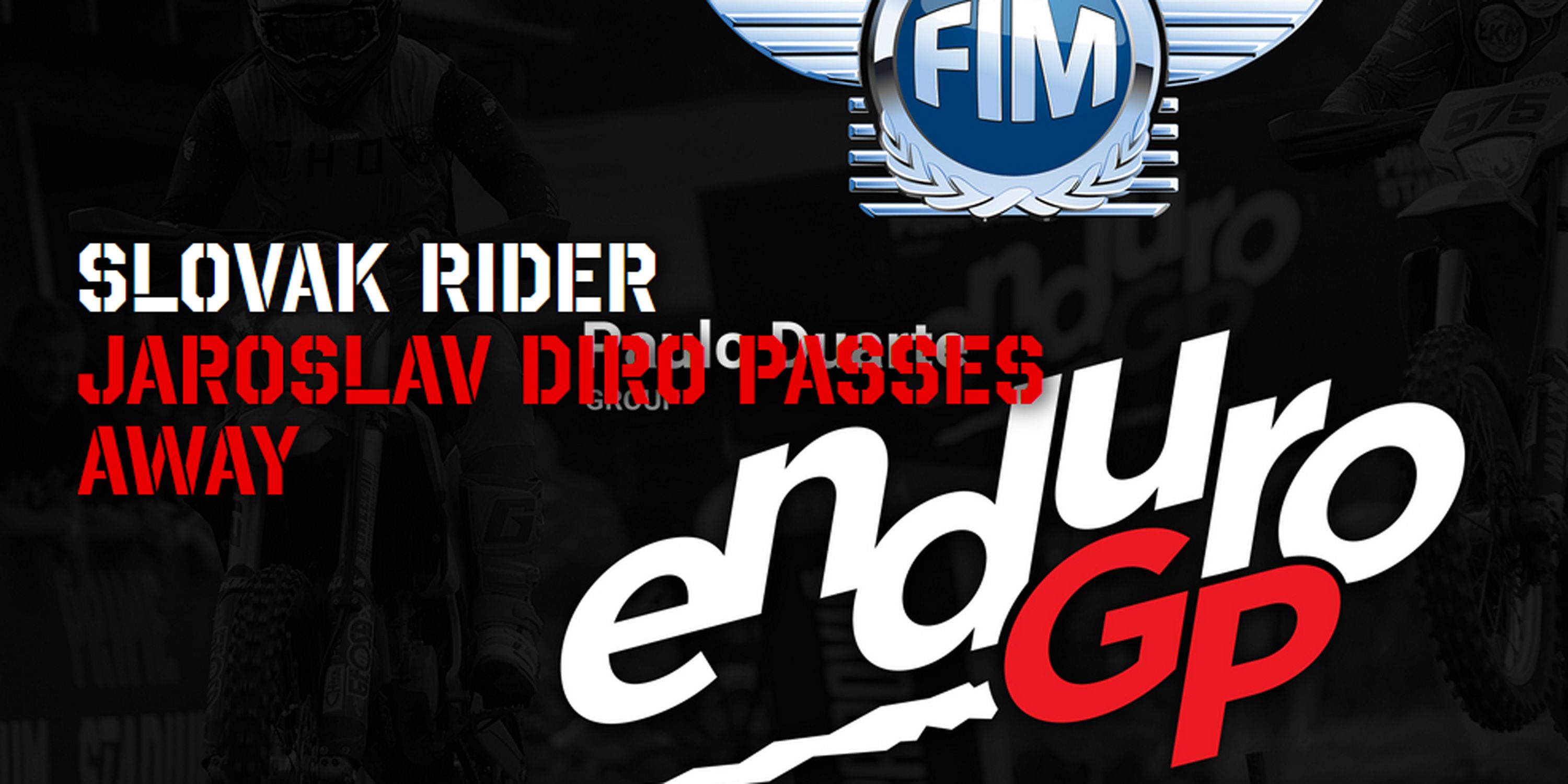 ¡Consternación! Fallece el piloto Jaroslav Diro en la prueba del Mundial de  EnduroGP en Eslovaquia