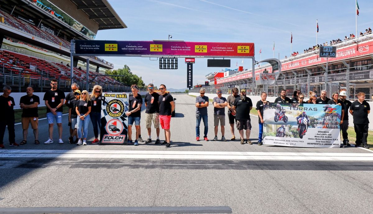 El emotivo homenaje a Josep Maria Folch y Raül Torras en las 24 horas de Catalunya 2023