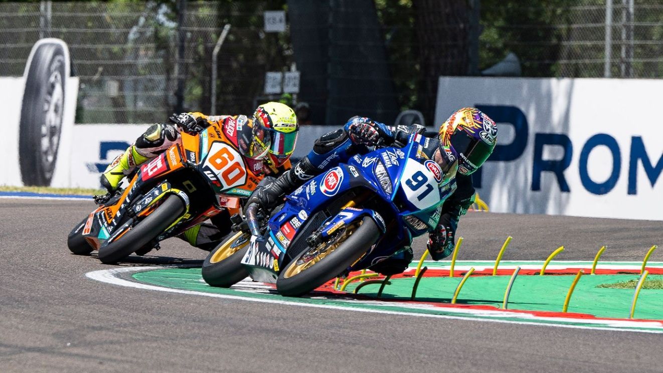 Matteo Vannucci ha batido a Dirk Geiger para hacer el doblete en Imola