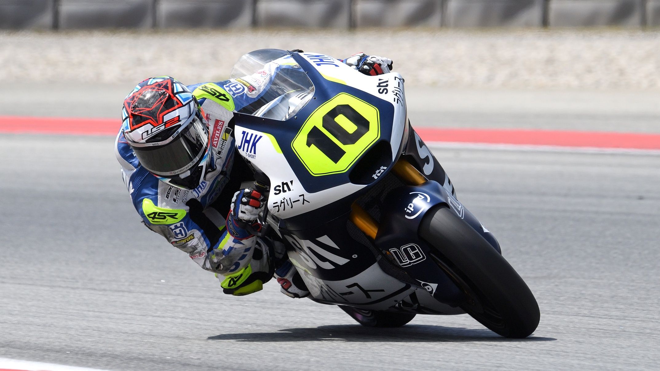 Unai Orradre logró en Catalunya su primer triunfo en el Europeo de Moto2
