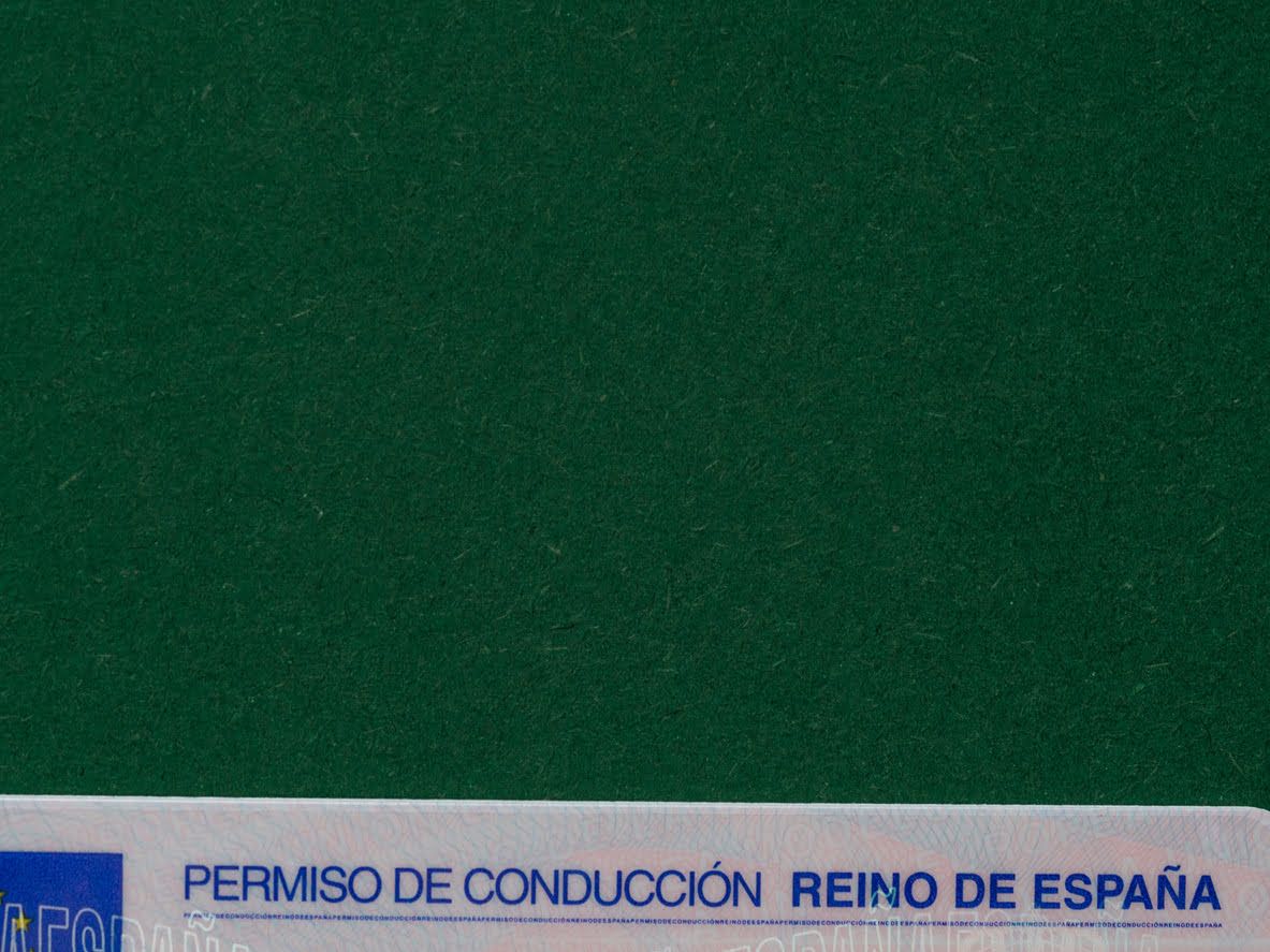 El número del carnet de conducir