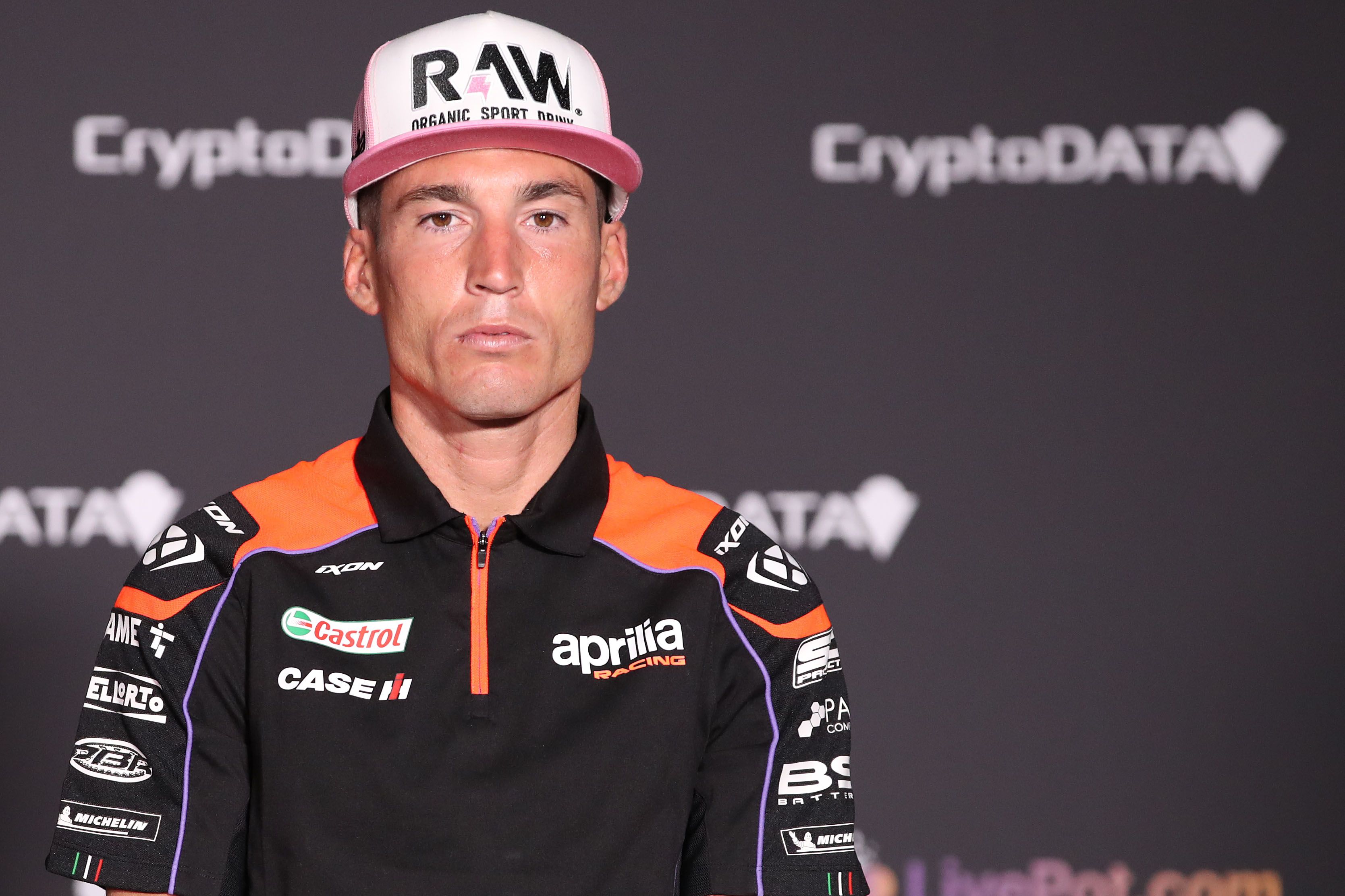 Aleix Espargaró durante la rueda de prensa del GP de Austria.