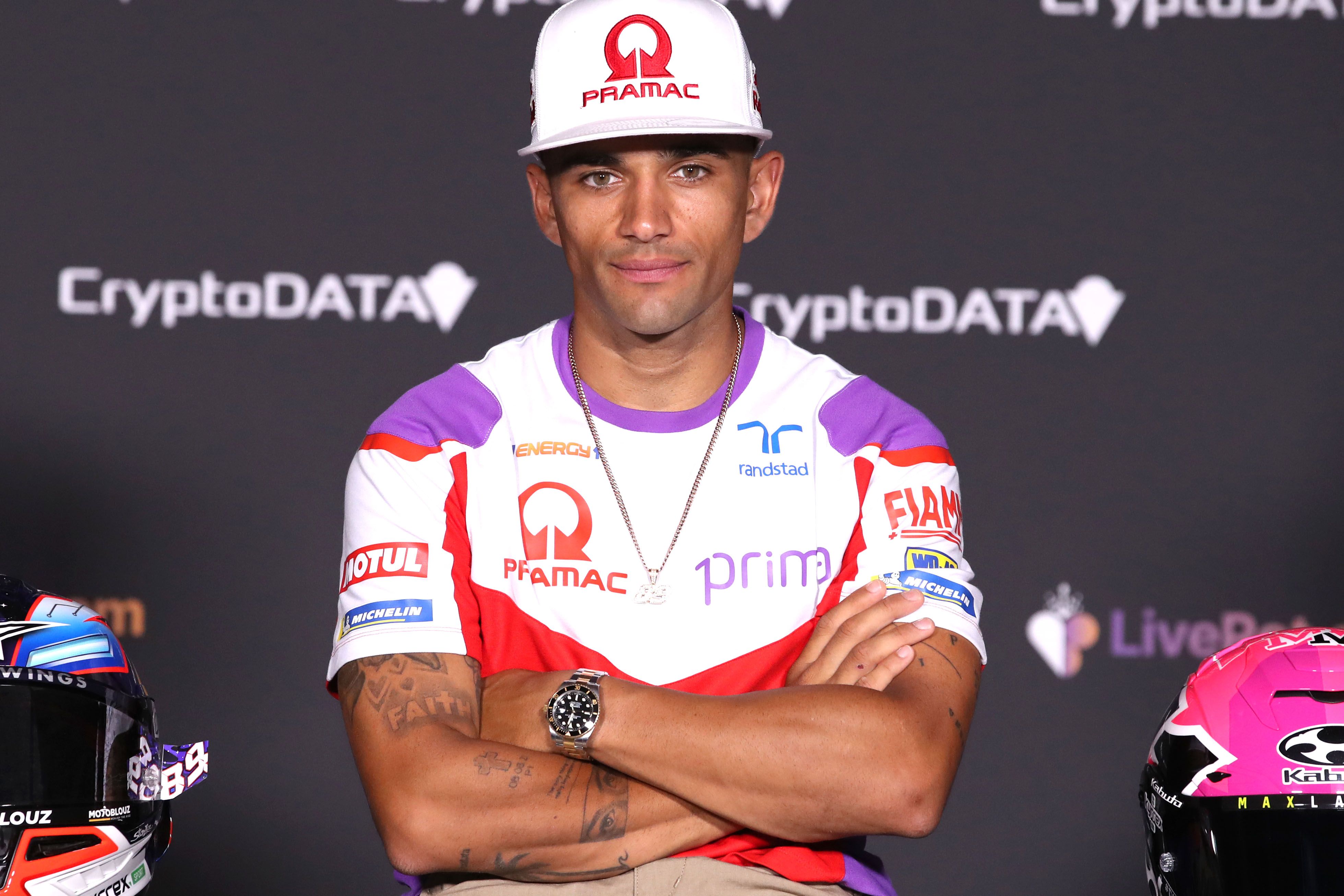Jorge Martín en la rueda de prensa del GP de Austria.