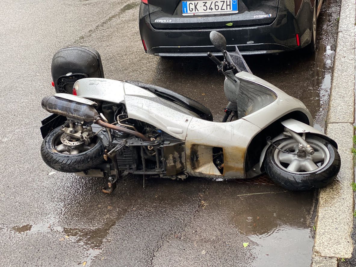 Accidente con moto de alquiler