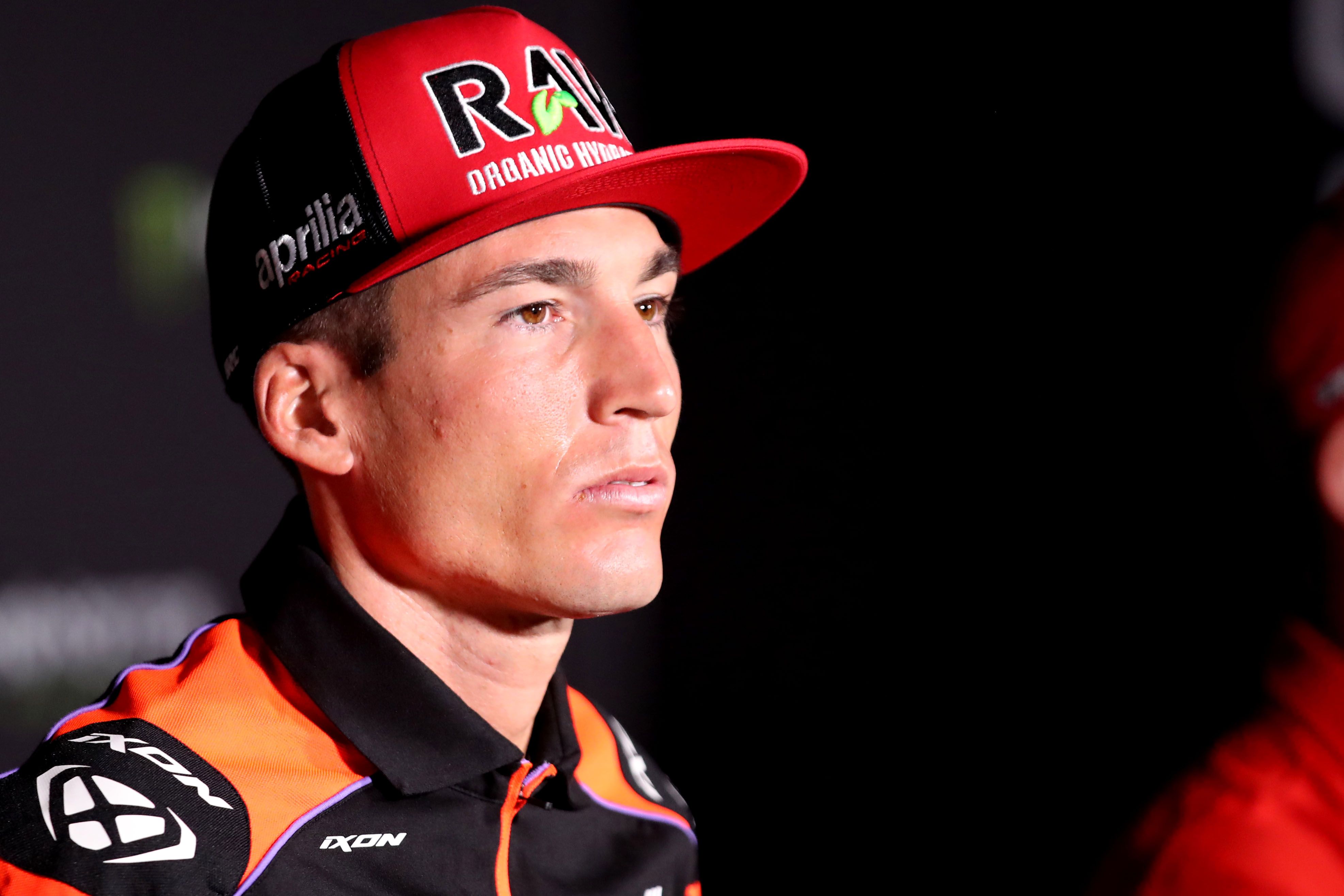 Aleix Espargaró en la rueda de prensa del GP de Cataluña.