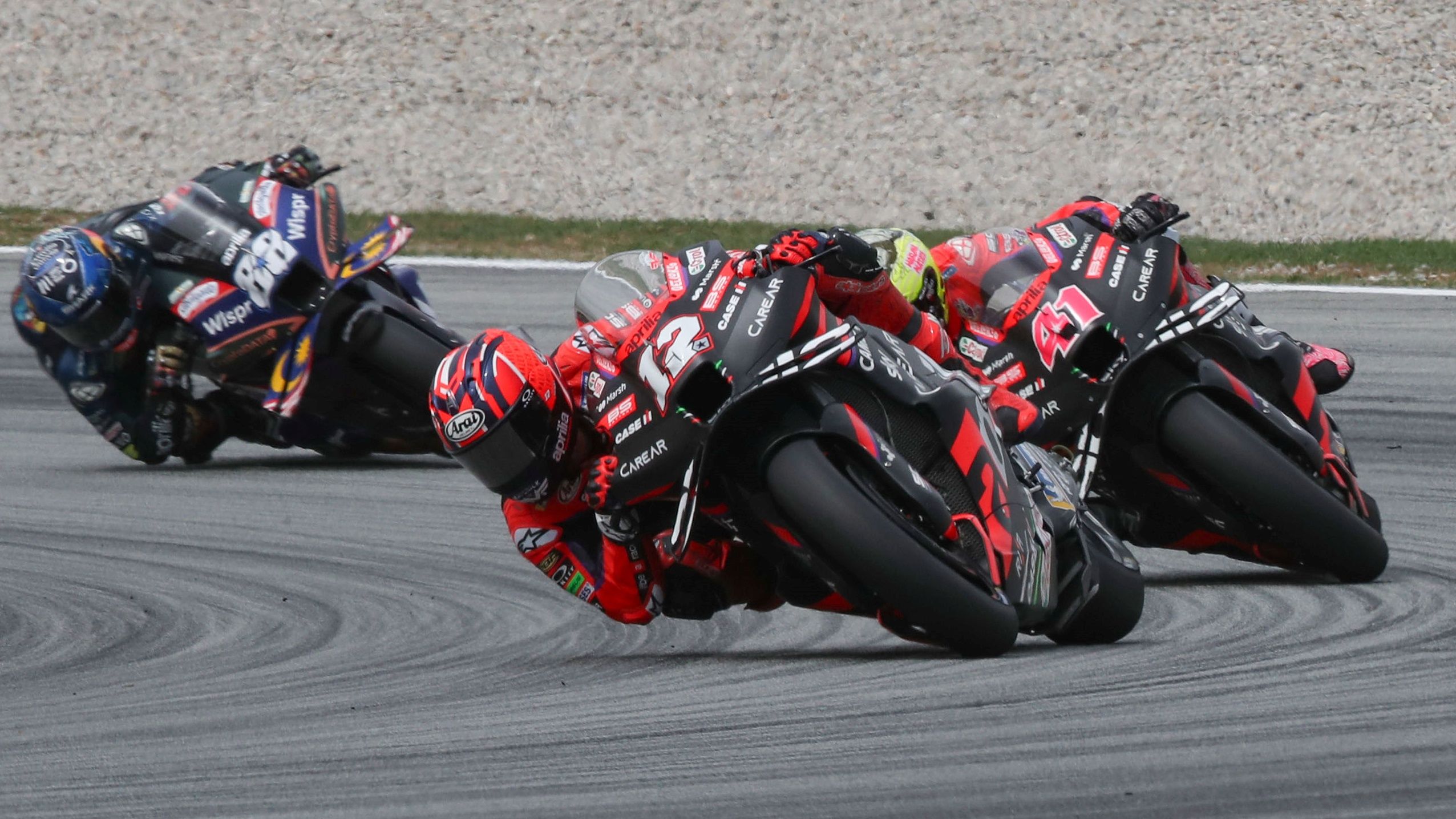 Las Aprilia fueron las grandes beneficiadas del paso de MotoGP 2023 por Catalunya