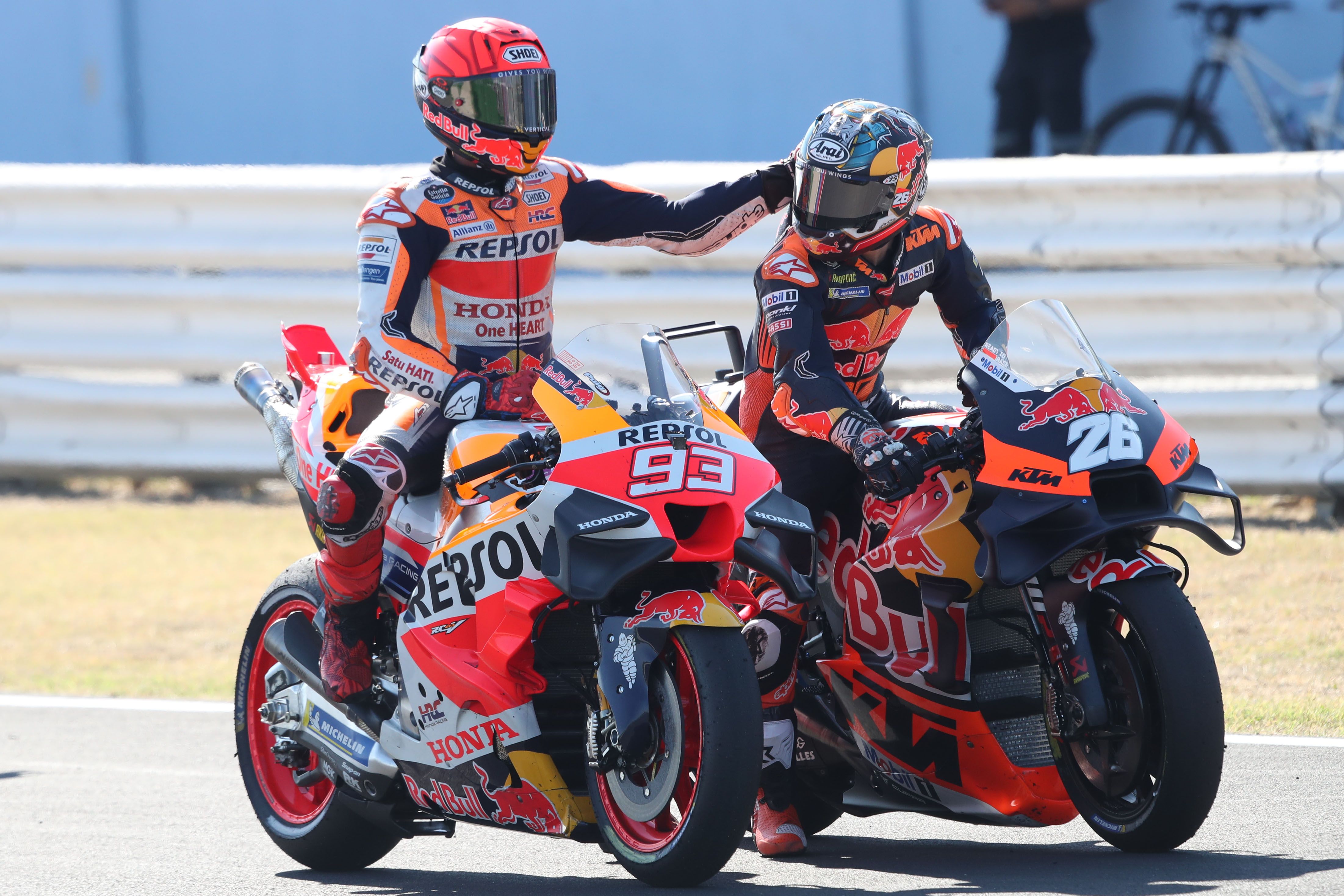 marc marquez gracias dani pedrosa misano