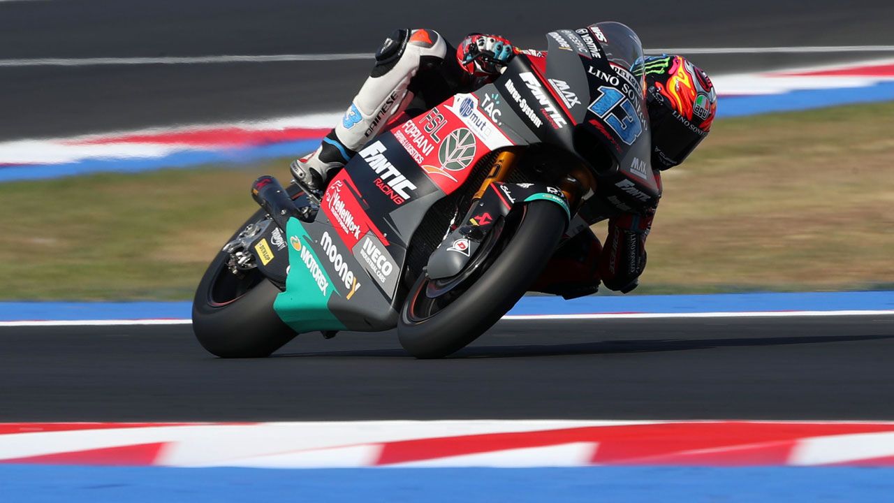celestino vietti pole moto2 misano