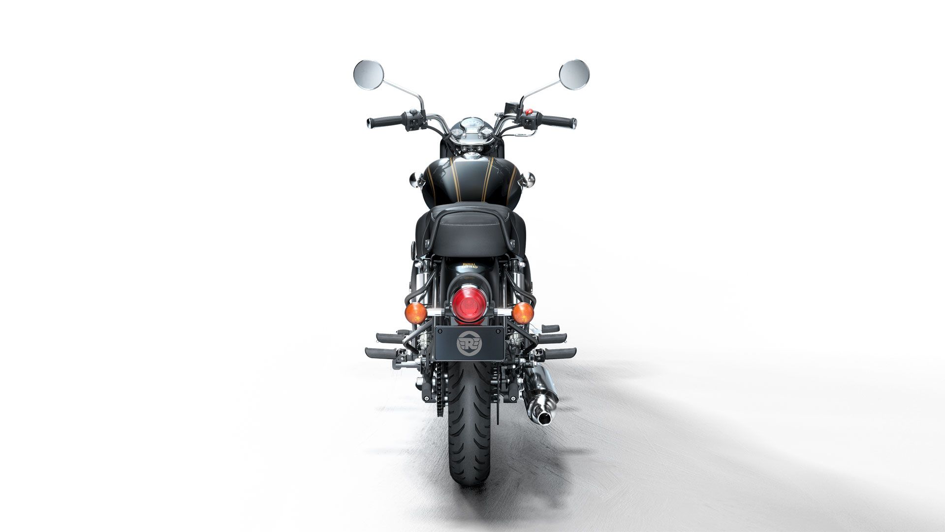 Royal Enfield Bullet 350 2023 Black Estudio (3)