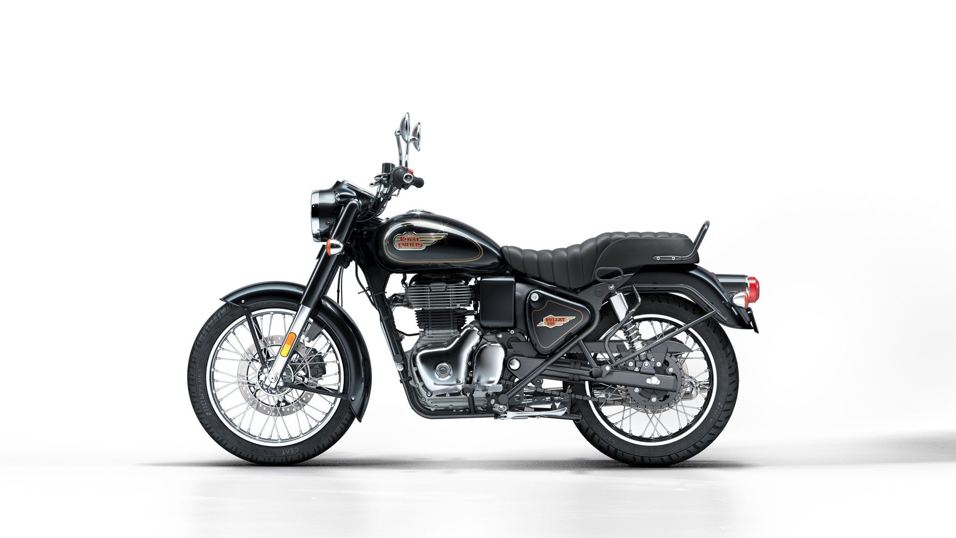 Royal Enfield Bullet 350 2023 Black Estudio (4)