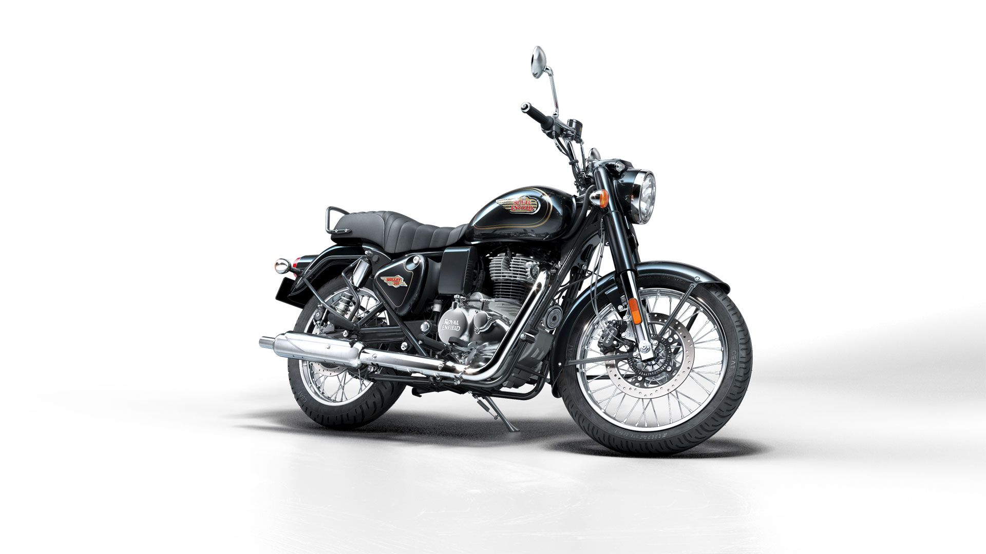 Royal Enfield Bullet 350 2023 Black Estudio (5)