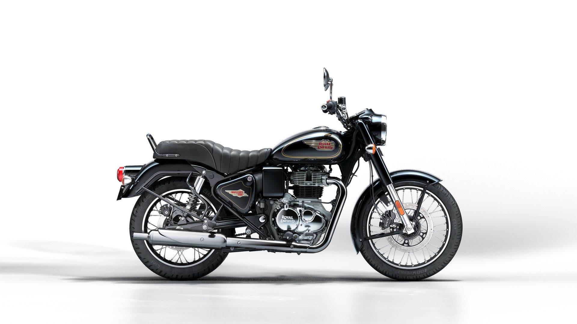 Royal Enfield Bullet 350 2023 Black Estudio (6)