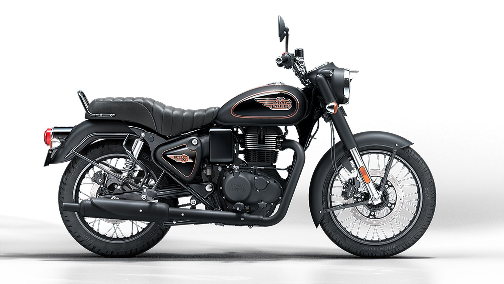 Royal Enfield Bullet 350 2023 Black Gold Estudio (6)