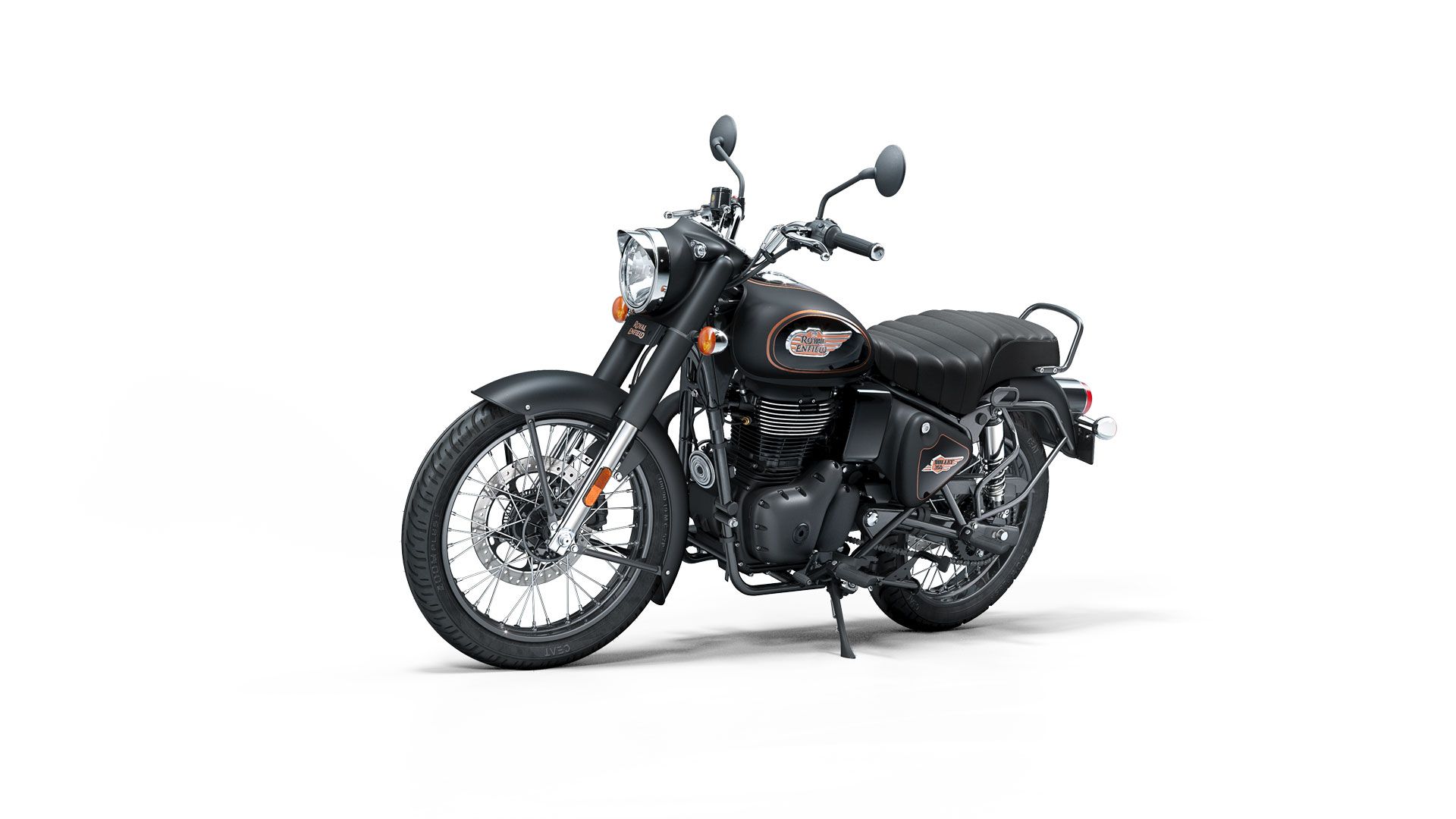 Royal Enfield Bullet 350 2023 Black Gold Estudio (7)