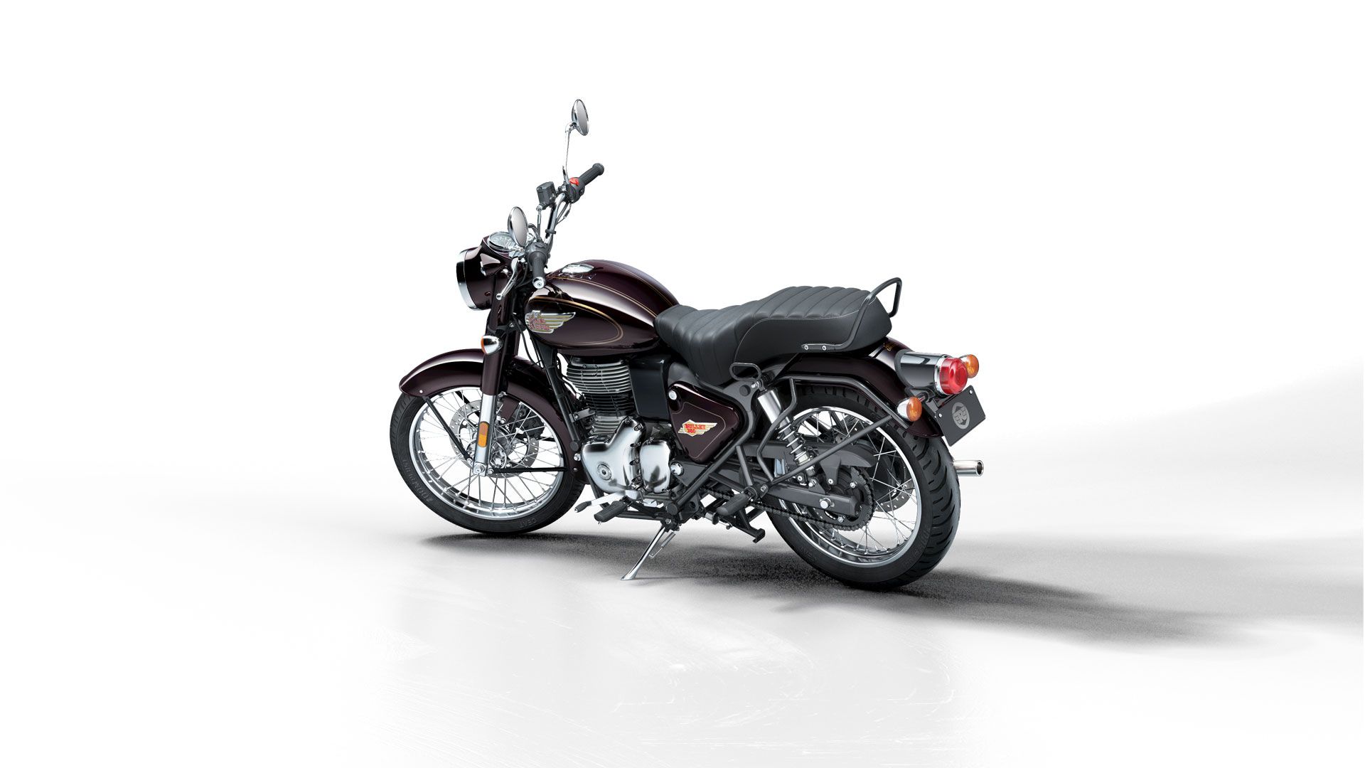 Royal Enfield Bullet 350 2023 Maroon Estudio (2)